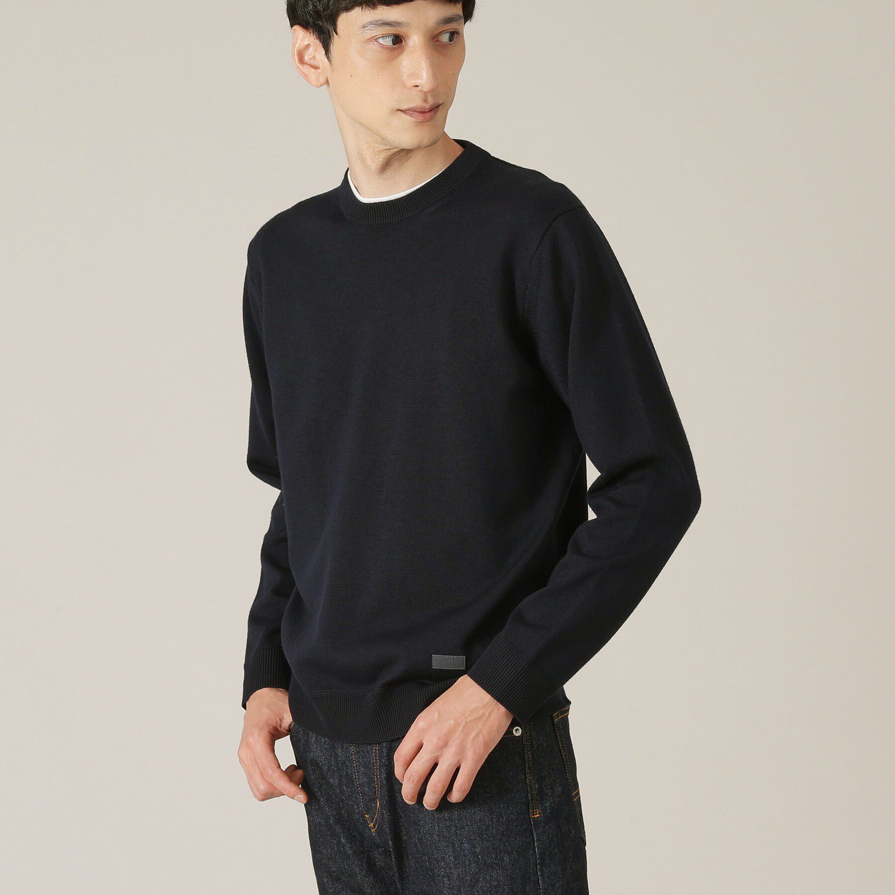 TAKEO KIKUCHI「【アンチピリング】クルーネック ニット」|ニット・セーター|