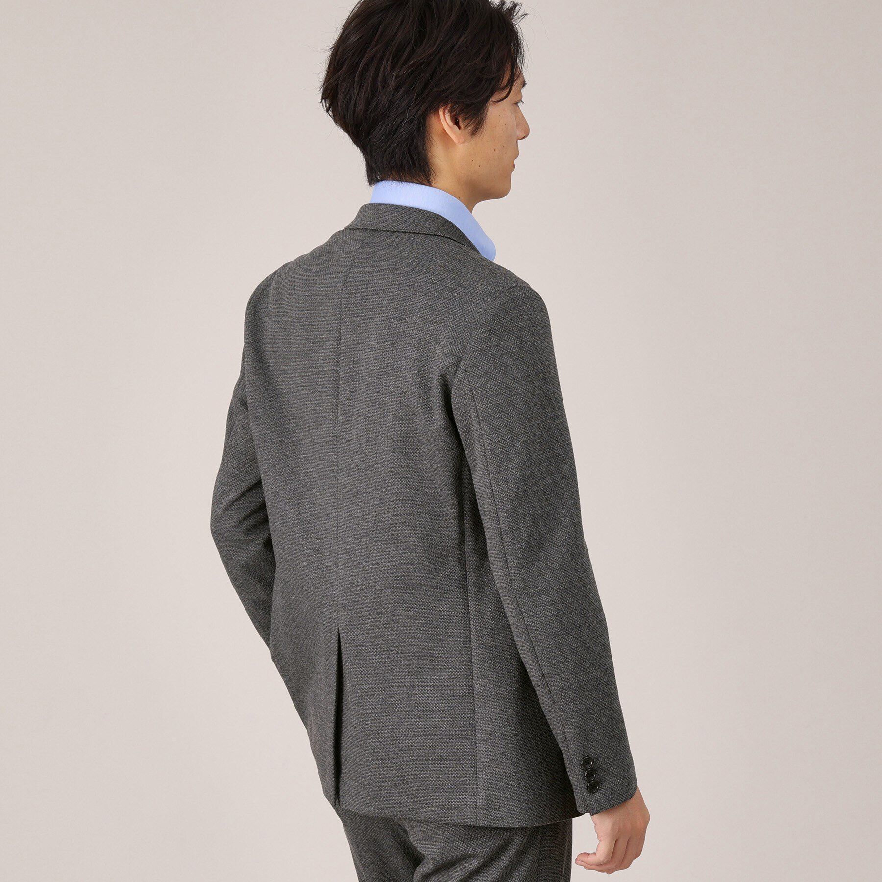 TAKEO KIKUCHI「メランジ ハニカム ストレッチ ジャケット」|テーラードジャケット|