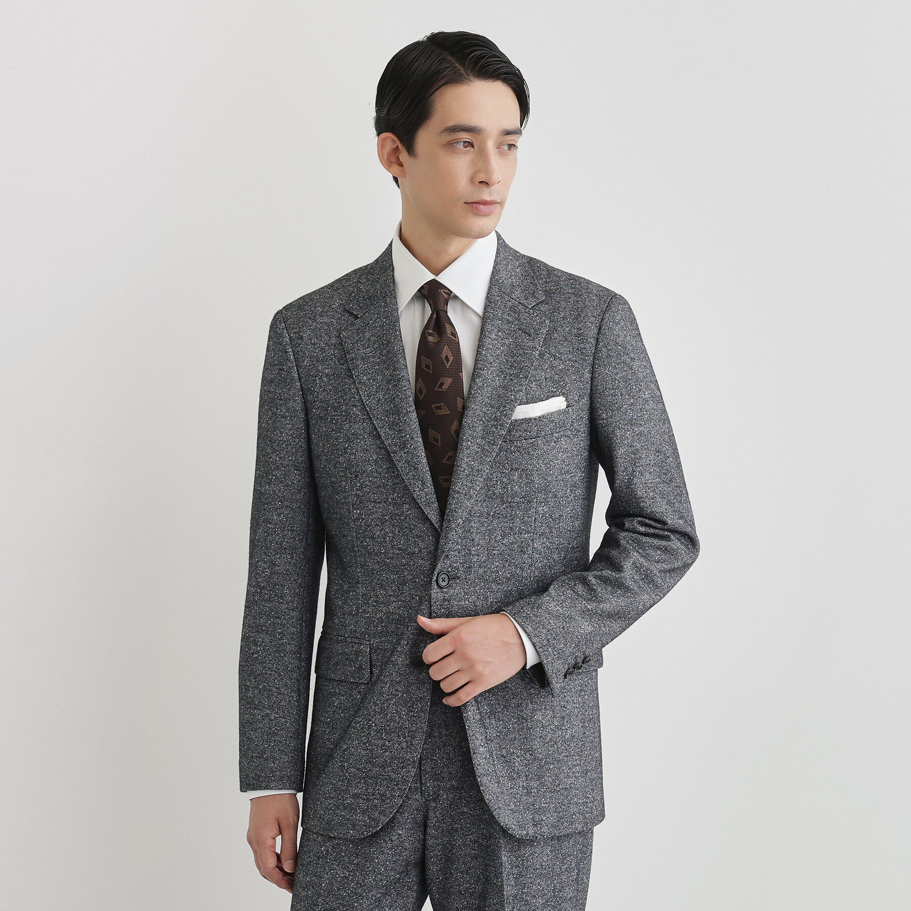 TAKEO KIKUCHI「尾州織 シルクネップジャージ ジャケット」|テーラードジャケット|