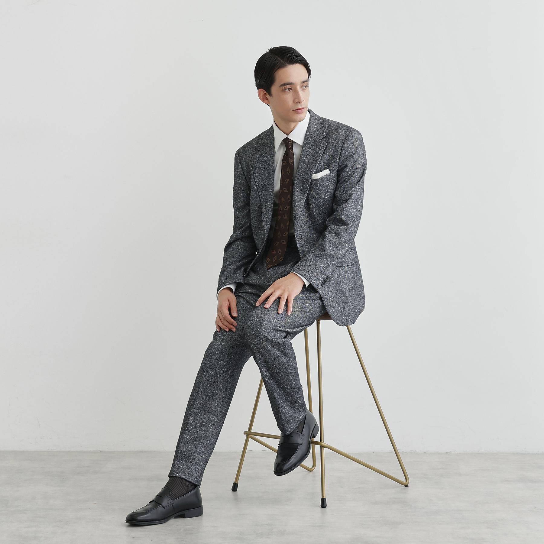 TAKEO KIKUCHI「尾州織 シルクネップジャージ ジャケット」|テーラードジャケット|