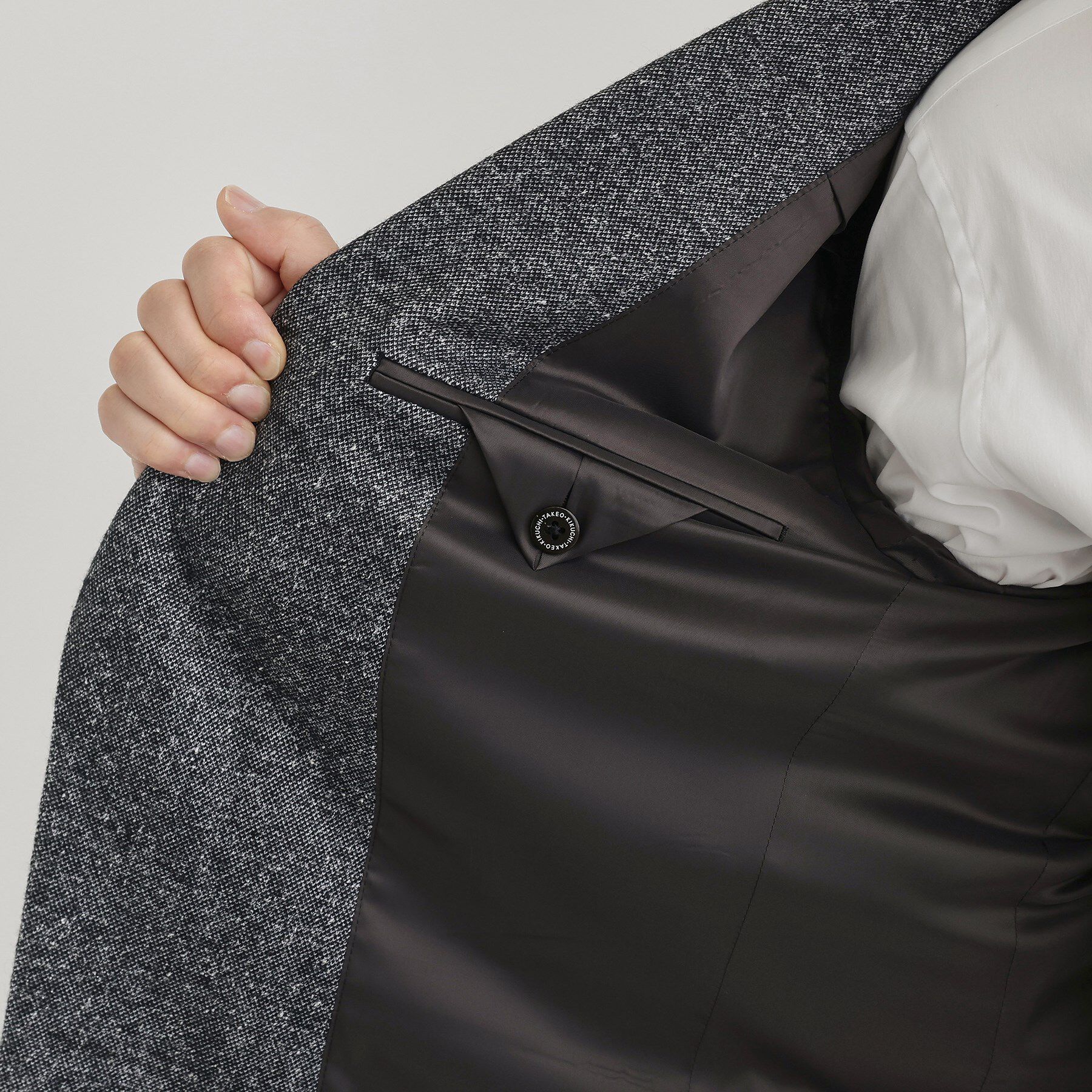 TAKEO KIKUCHI「尾州織 シルクネップジャージ ジャケット」|テーラードジャケット|