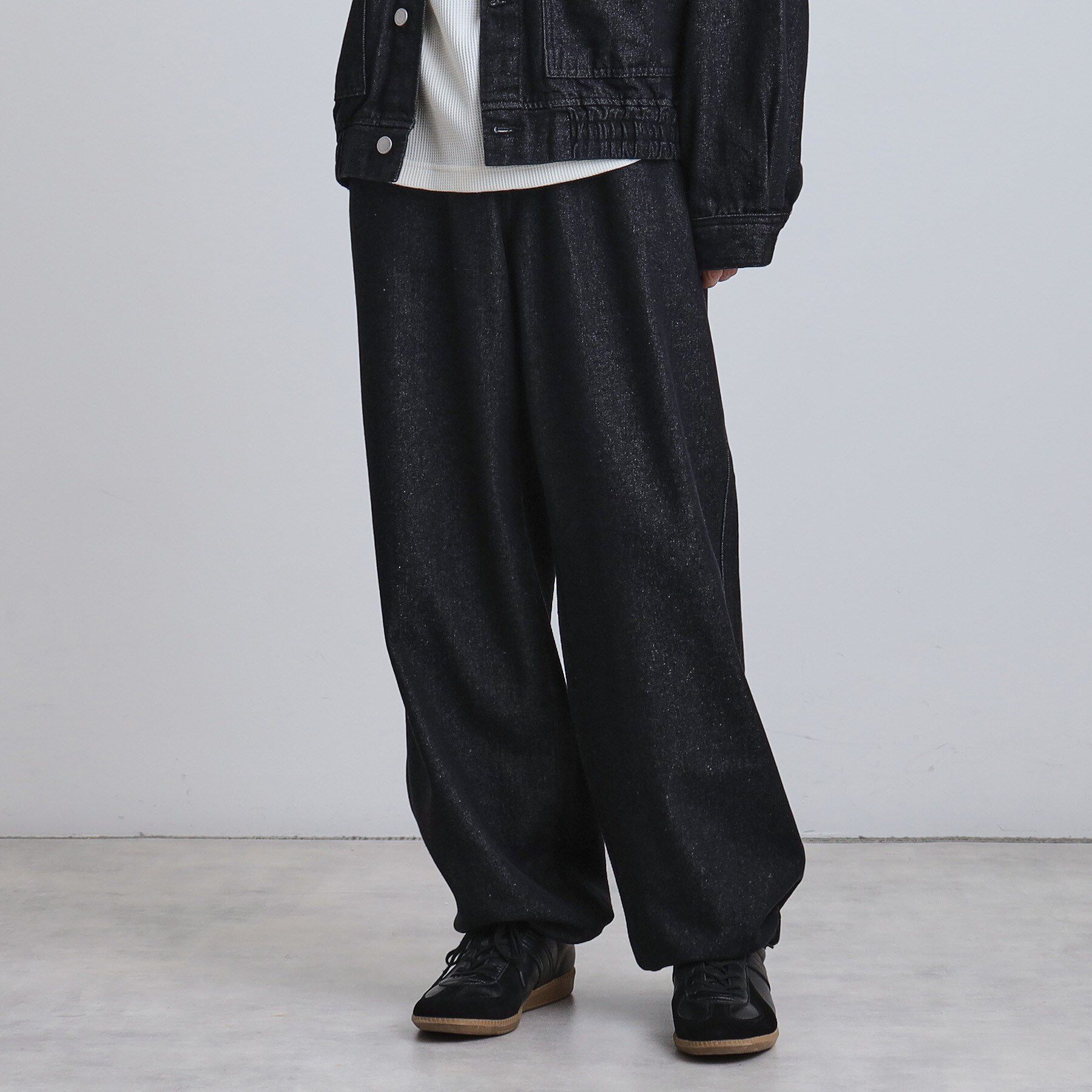 tk.TAKEO KIKUCHI「【上下2点セット】デニムブルゾン＋ワイドデニムパンツ」|スーツ|