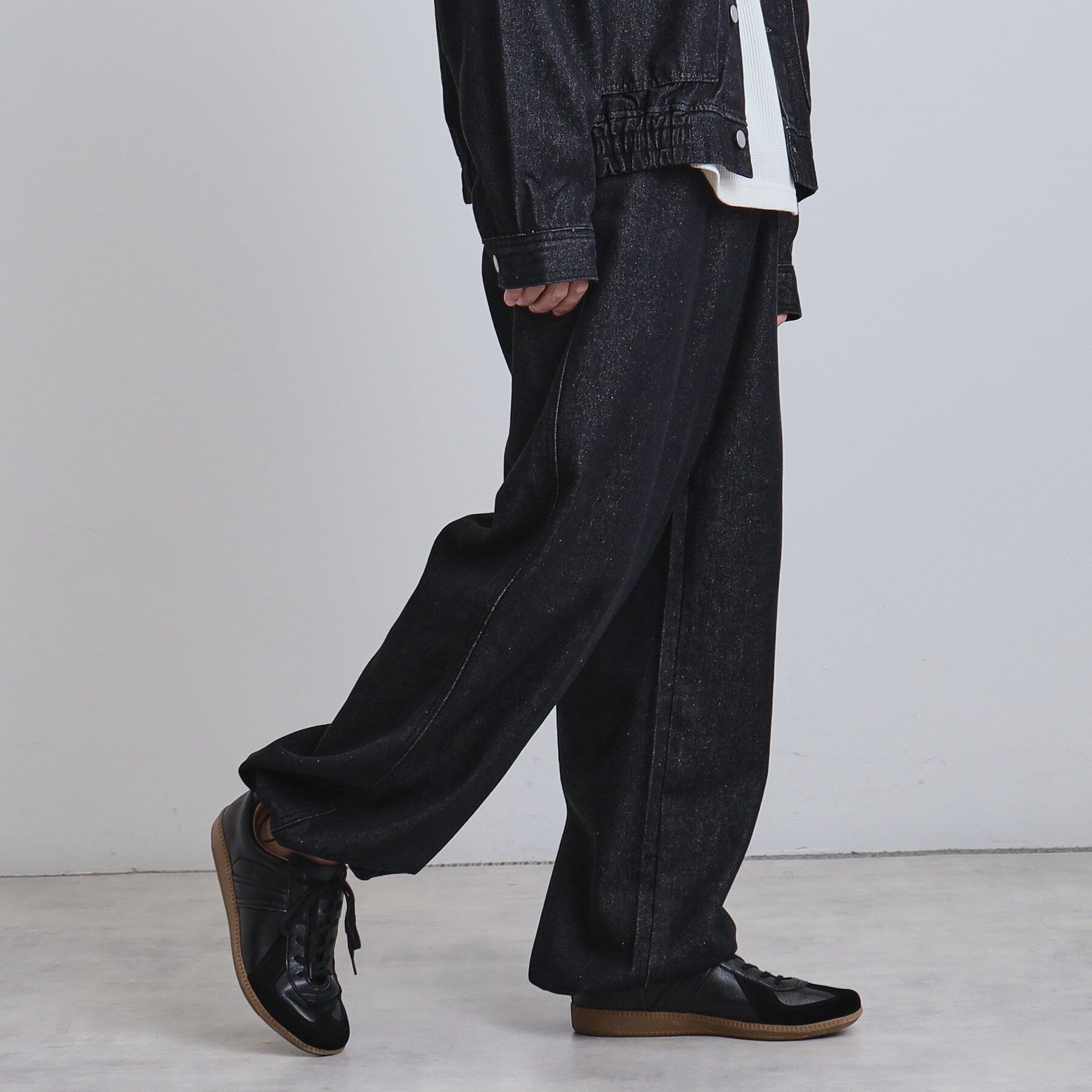 tk.TAKEO KIKUCHI「【上下2点セット】デニムブルゾン＋ワイドデニムパンツ」|スーツ|