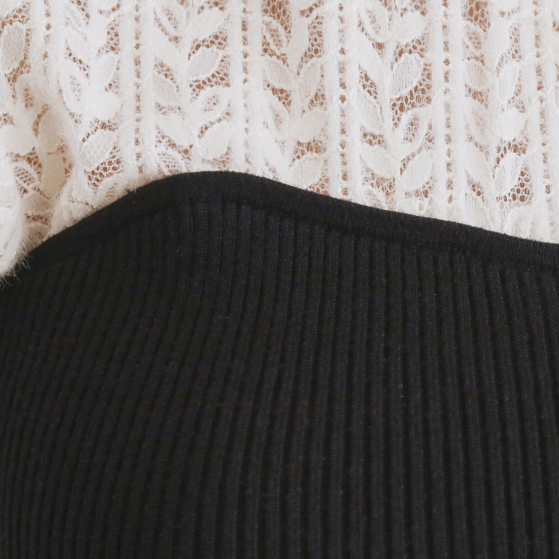 index「レースビスチェドッキングニット【洗える】」|Tシャツ・カットソー|