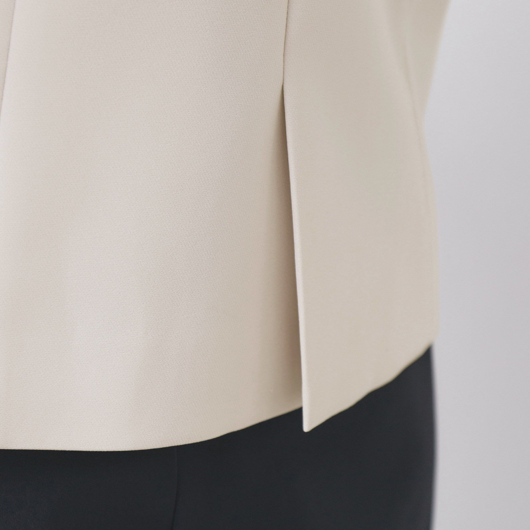 index「ストレッチノーカラージャケット/セットアップ対応【洗濯機洗い可/イージーアイロン/防シワ】」|ノーカラージャケット|