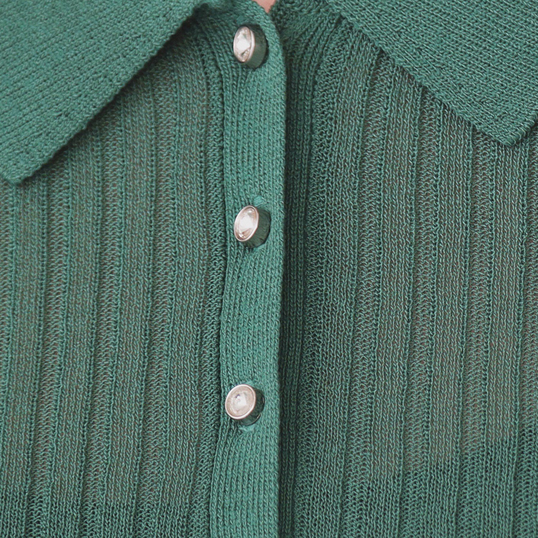 index「シアーリブ衿付きニット【洗濯機洗い可/抗ピル】」|ニット・セーター|