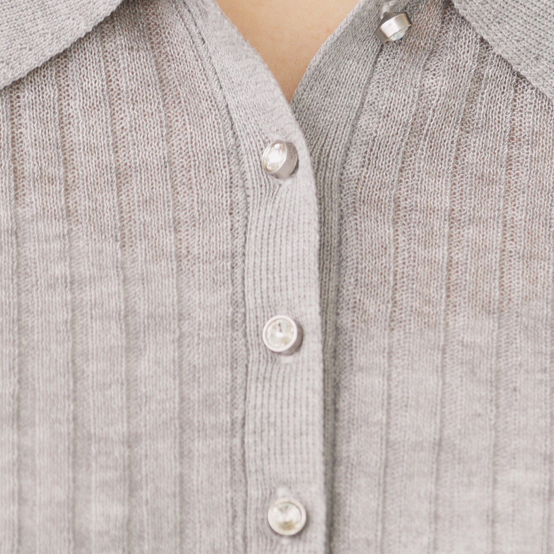 index「シアーリブ衿付きニット【洗濯機洗い可/抗ピル】」|ニット・セーター|