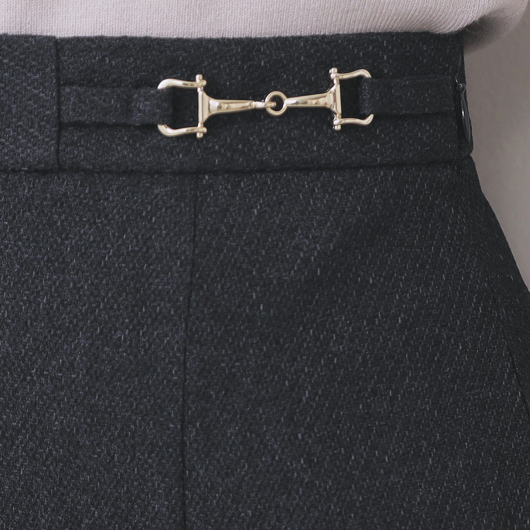 index「カルゼツイードアシメフレアスカート【洗濯機OK/防シワ/イージーアイロン/抗ピル】」|スカート|