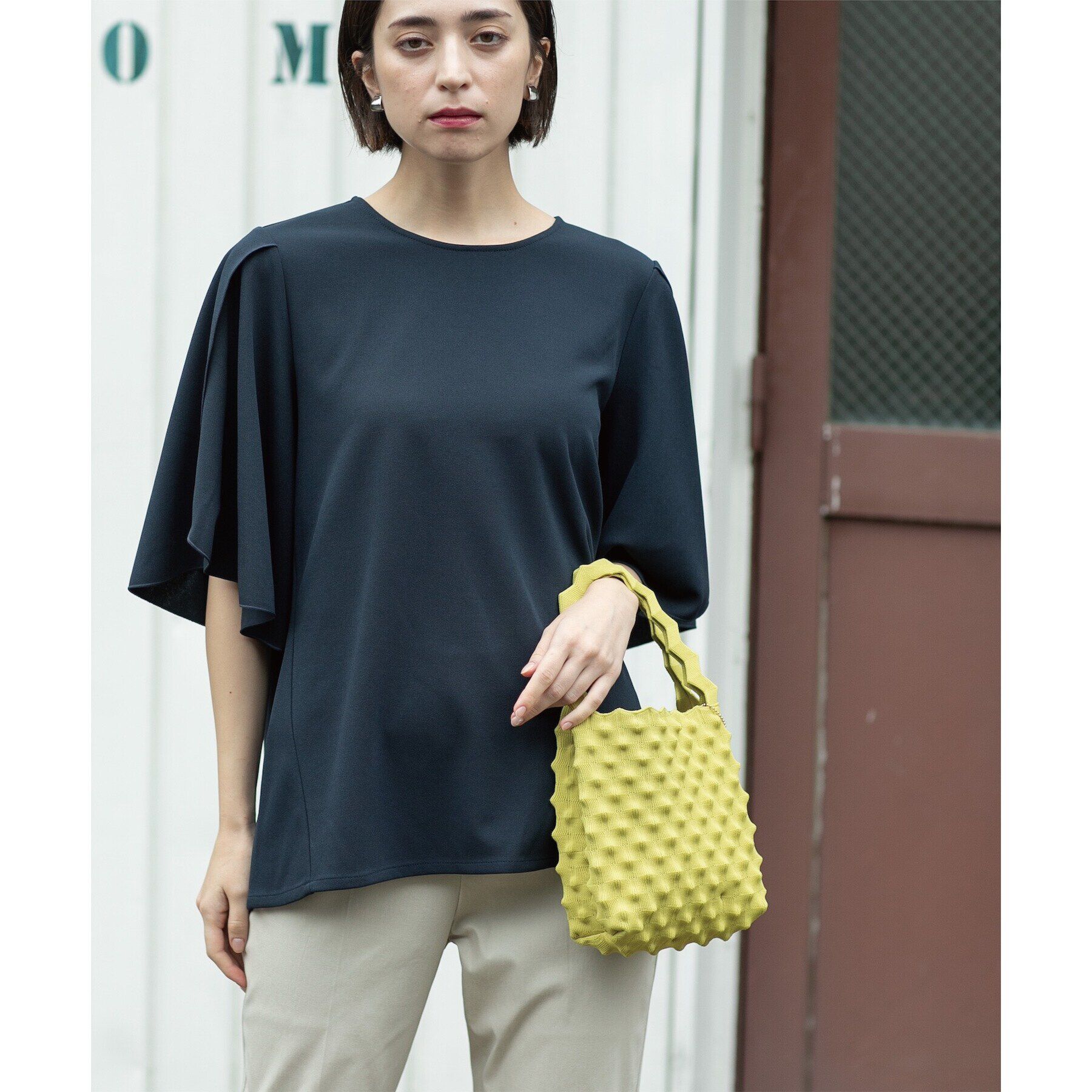 OPAQUE.CLIP「UV チューリップスリーブトップス【吸水速乾/洗濯機洗い可】」|Tシャツ・カットソー|