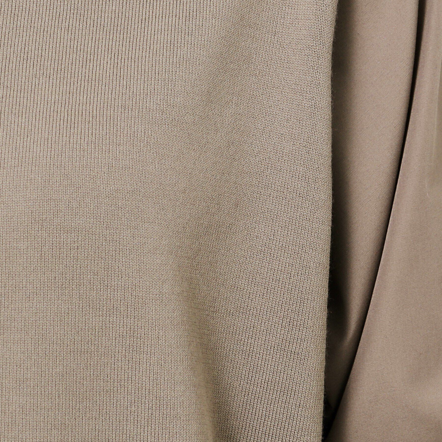 OPAQUE.CLIP「フハクスリーブドッキングニット【洗濯機洗い可/抗ピル】」|ニット・セーター|