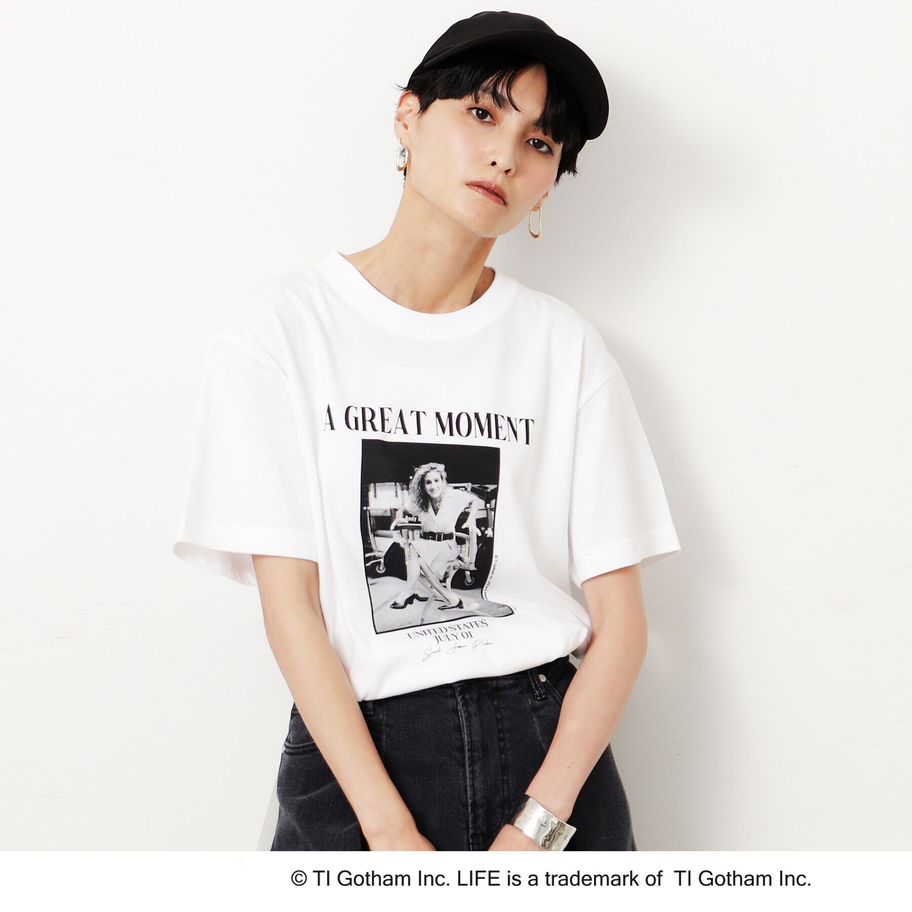 OPAQUE.CLIP「【LIFE&times;GOOD ROCK SPEED別注】アソートフォトTシャツ」|Tシャツ・カットソー|ホワイト(101)