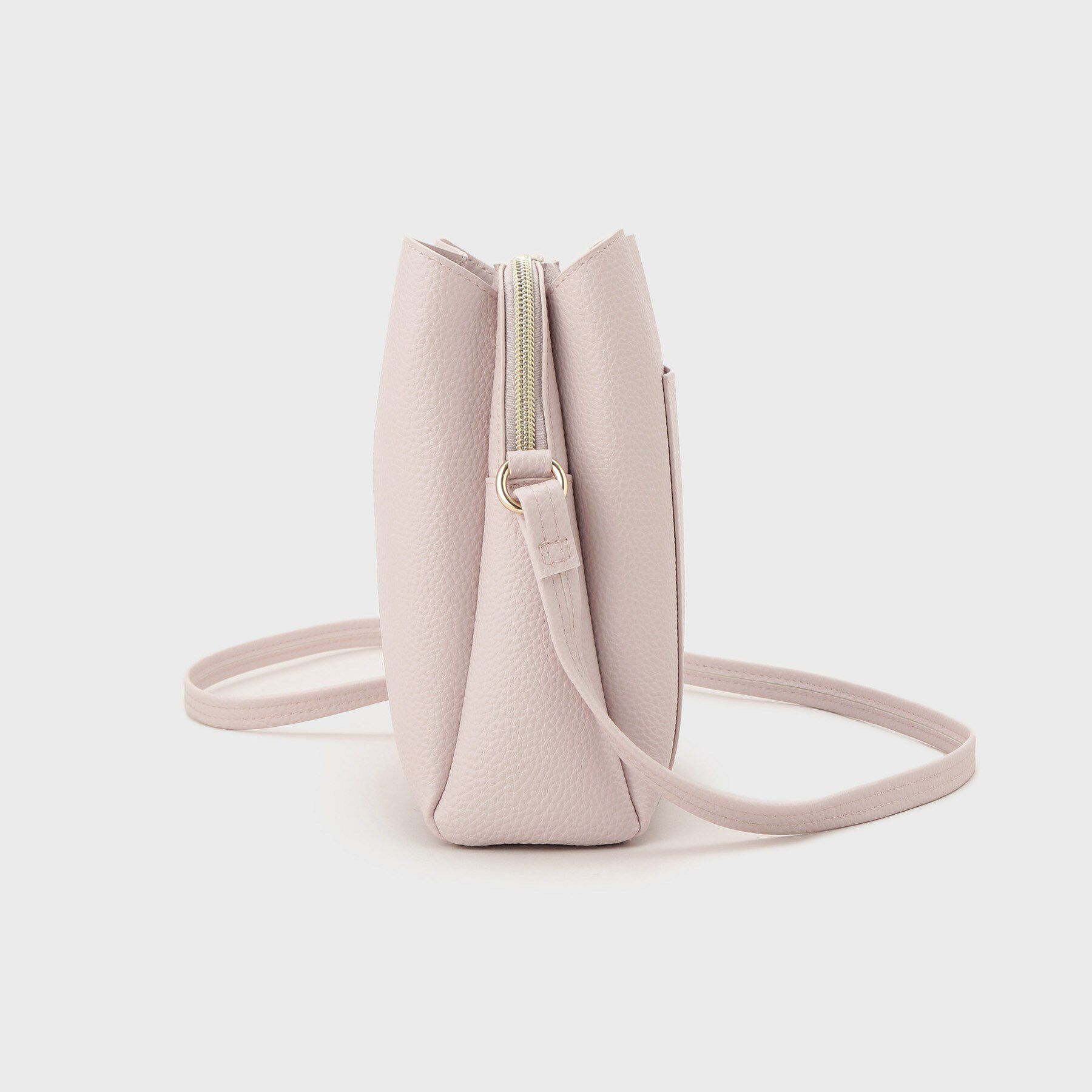 OPAQUE.CLIP「シュリンク合皮3層ミニショルダーバッグ【軽量／長さ調整可能】」|ショルダー・メッセンジャー|