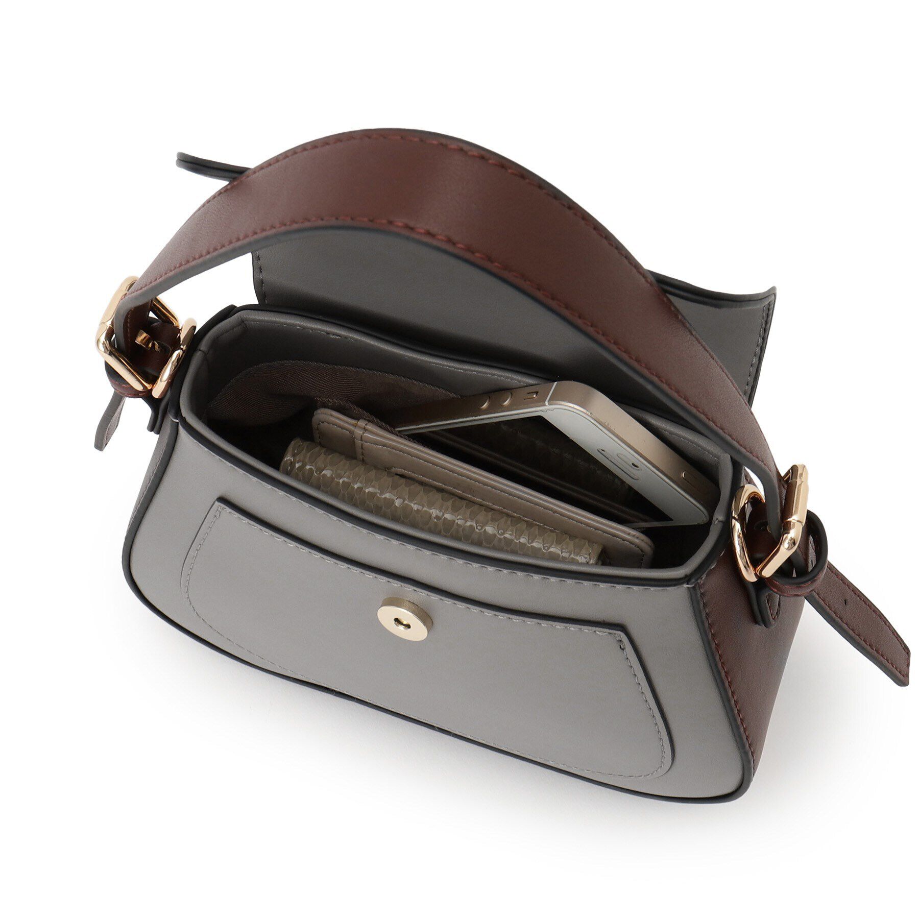 Couture broach「配色ハンドバッグ」|ハンドバッグ|