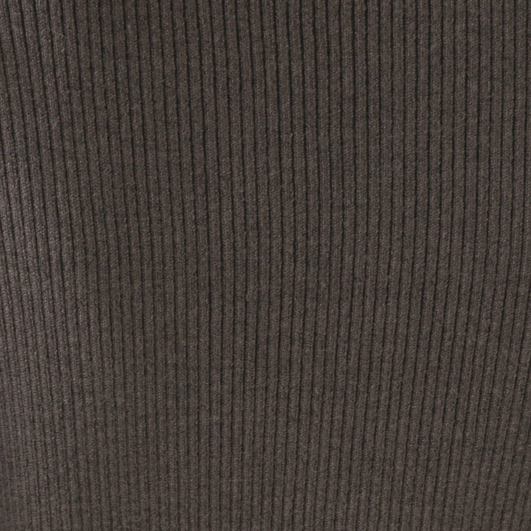 Couture broach「【プチプラ・フェミニンもカジュアルも】サステナブル　バックパール調プチフリルリブ」|ニット・セーター|