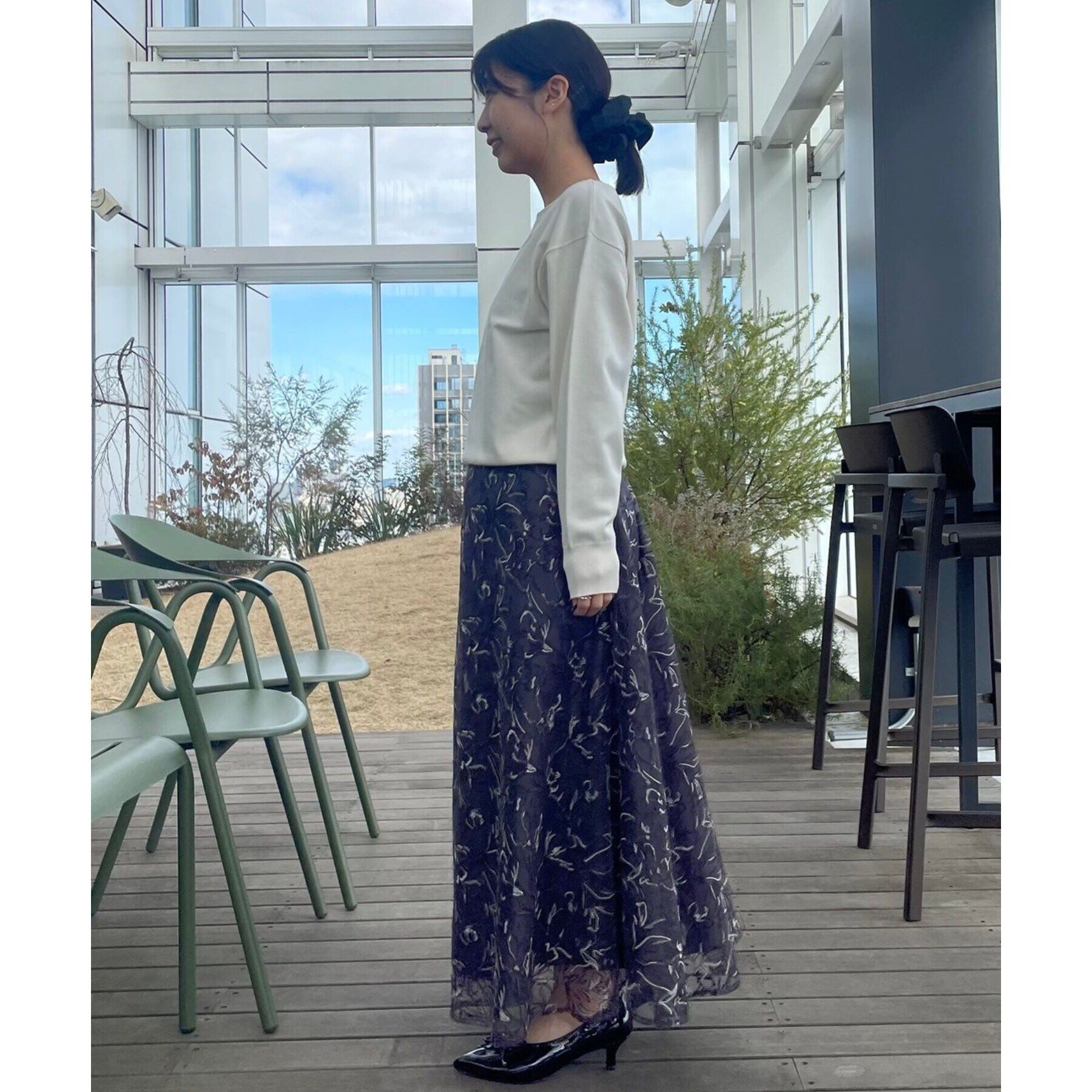 Couture broach「【大人可愛い・通勤】フラワーエンブロニット」|ニット・セーター|