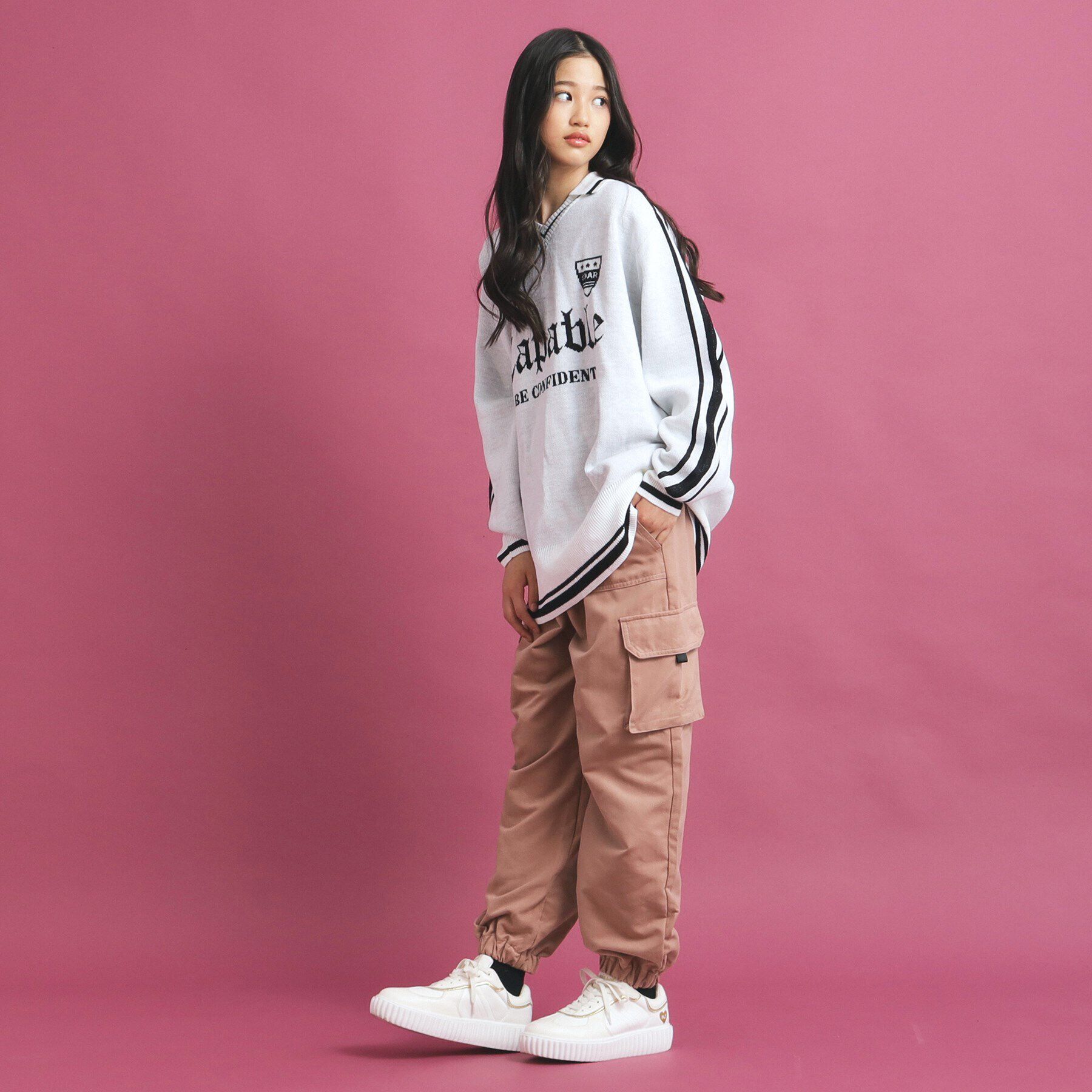 PINK-latte「ピーチ起毛カーゴパンツ」|その他|