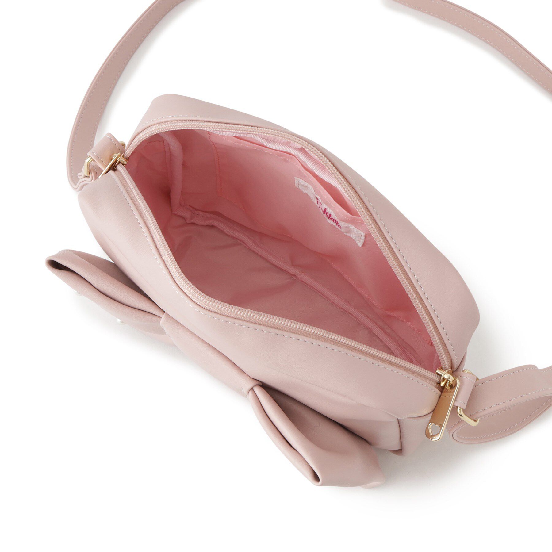 PINK-latte「ガーリーリボンショルダー」|ショルダー・メッセンジャー|