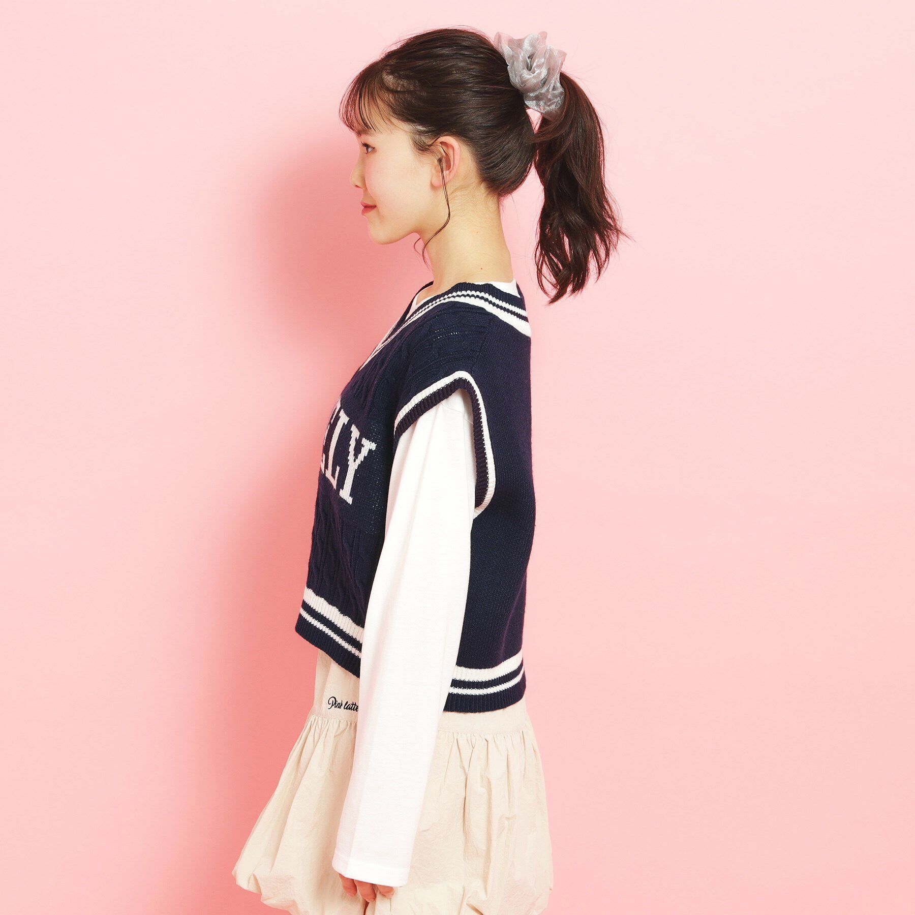 PINK-latte「【アソート】ニットベスト」|ベスト・ジレ|