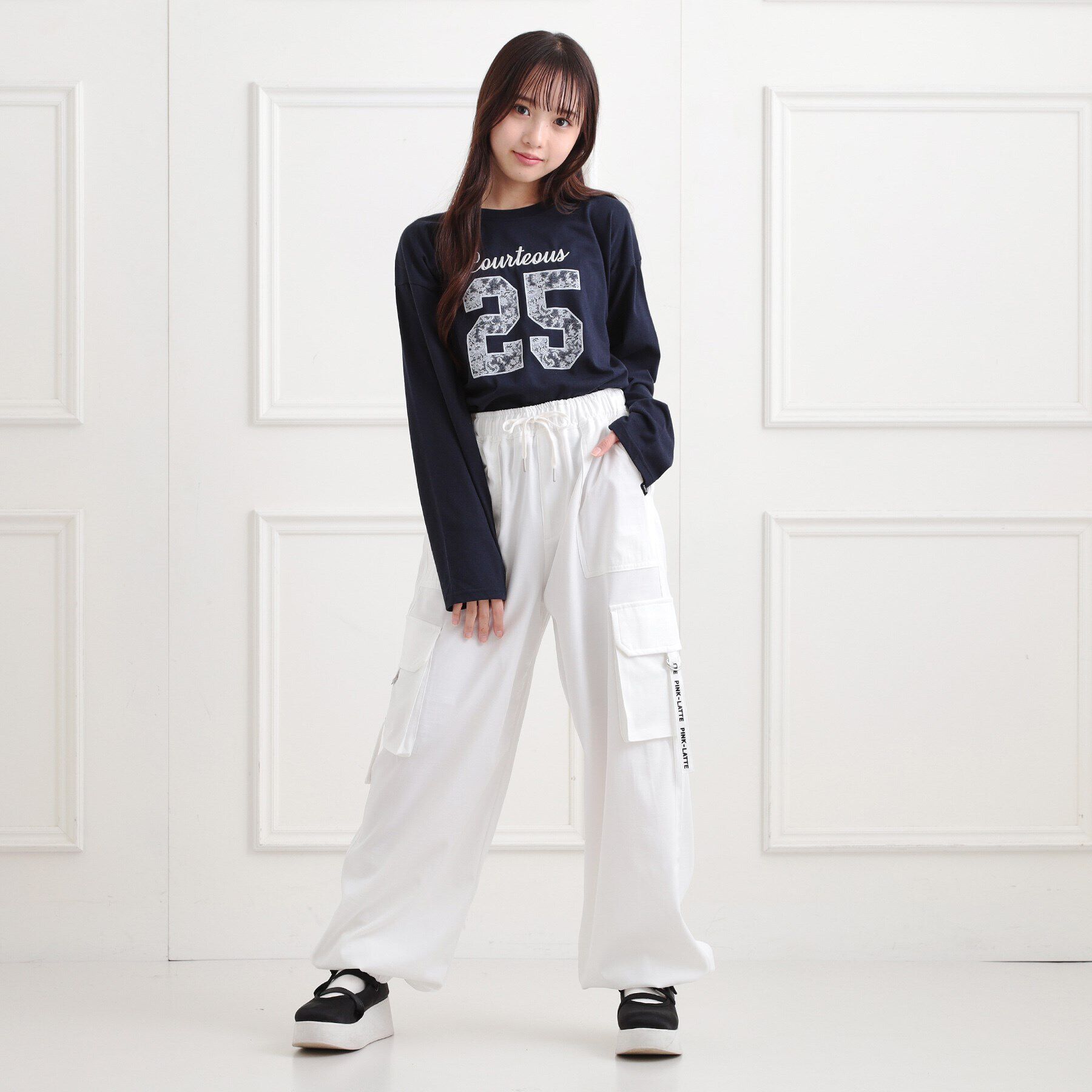 PINK-latte「ベーシックカーゴパンツ」|その他|