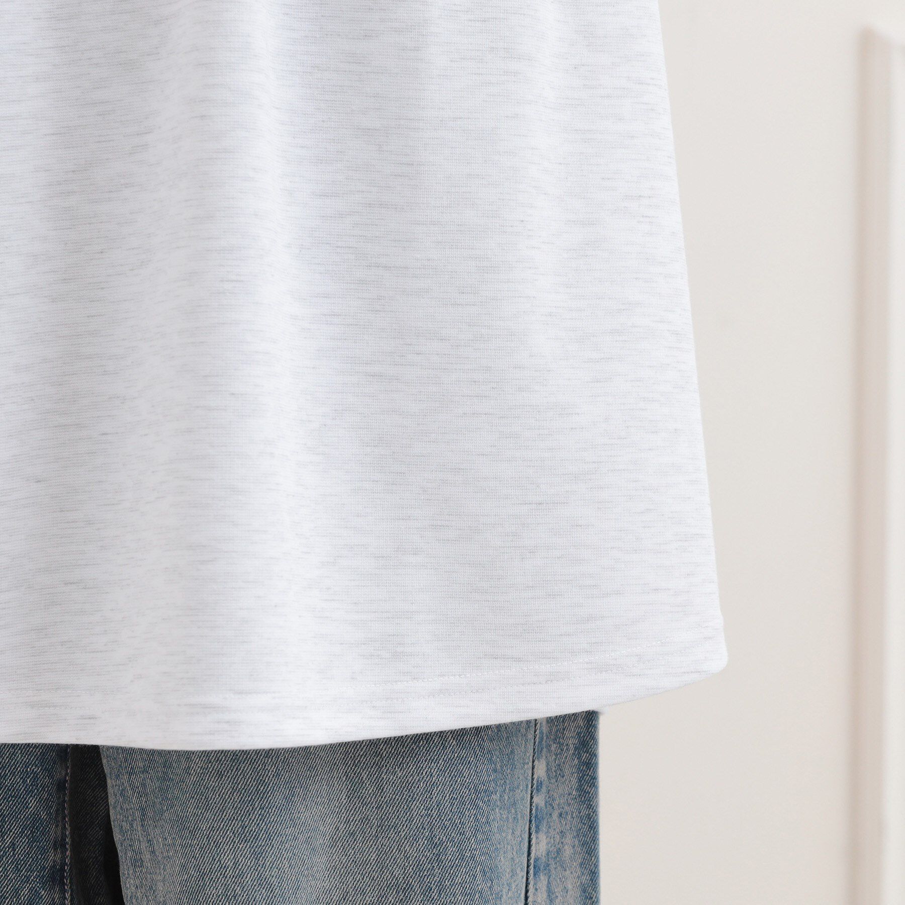 PINK-latte「パイピングドロストTシャツワンピース」|ワンピース|