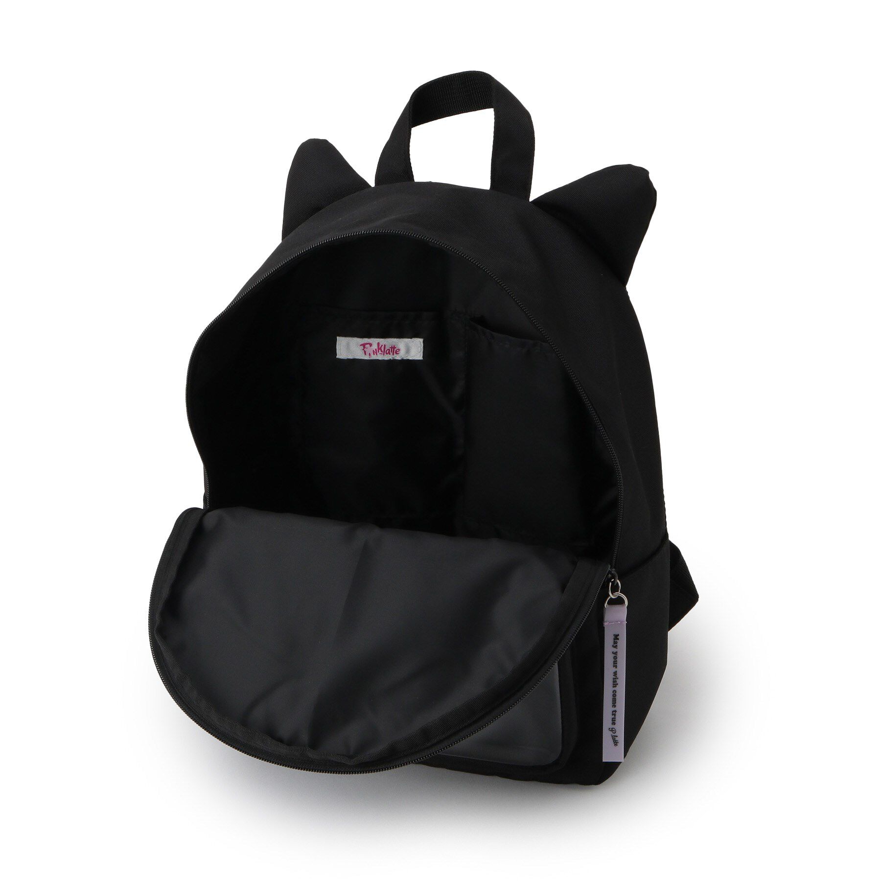 PINK-latte「【本体容量約14L】ネコミミリュック」|リュック|