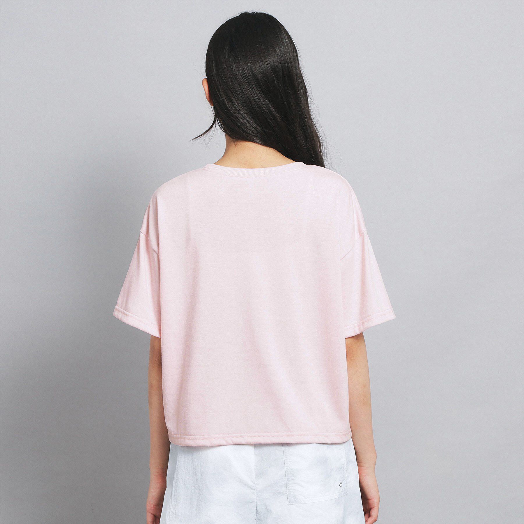 PINK-latte「ギンガムアップリケTシャツ」|Tシャツ・カットソー|