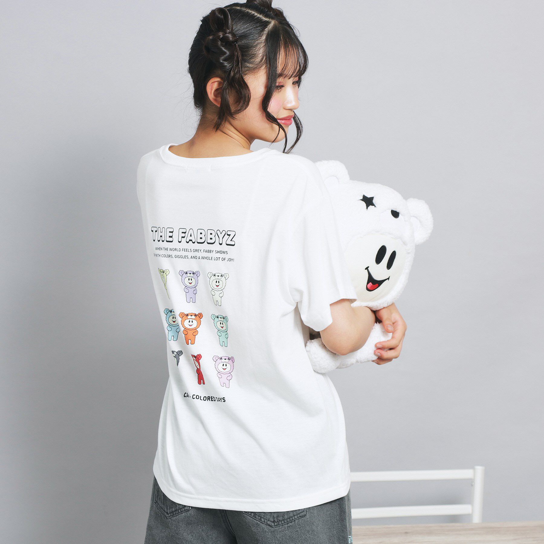 PINK-latte「マスコットTシャツ」|Tシャツ・カットソー|オフホワイト(003