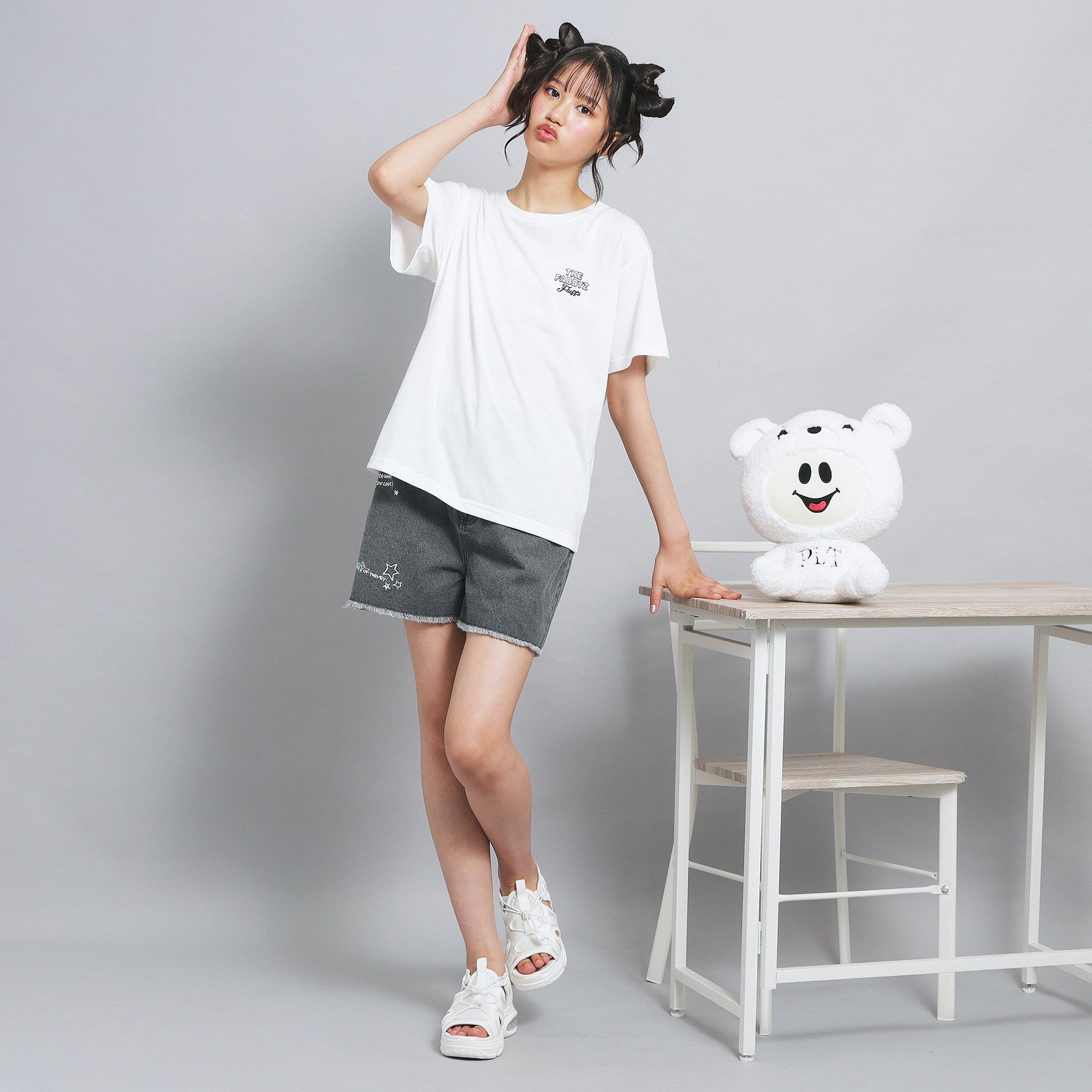 PINK-latte「マスコットTシャツ」|Tシャツ・カットソー|