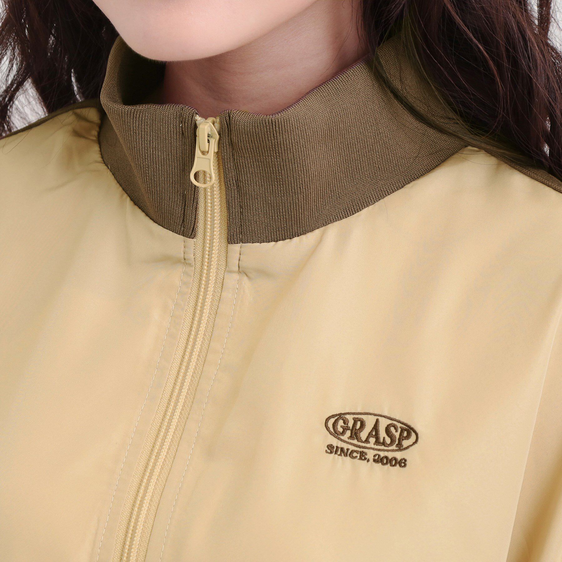 PINK-latte「ライントラックジャケット」|ブルゾン・スタジャン|