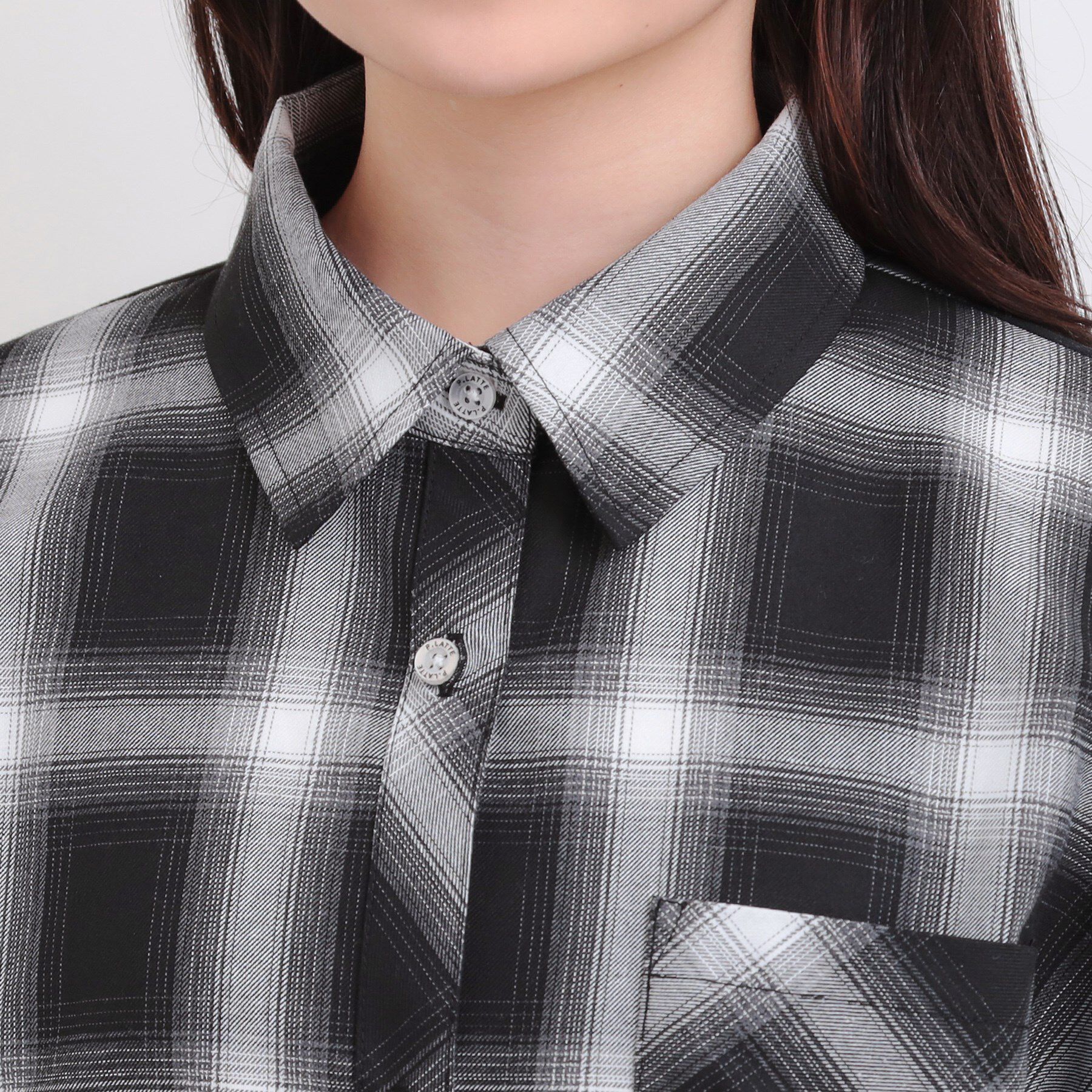 PINK-latte「ルーズチェックシャツ＋ロンT」|その他|