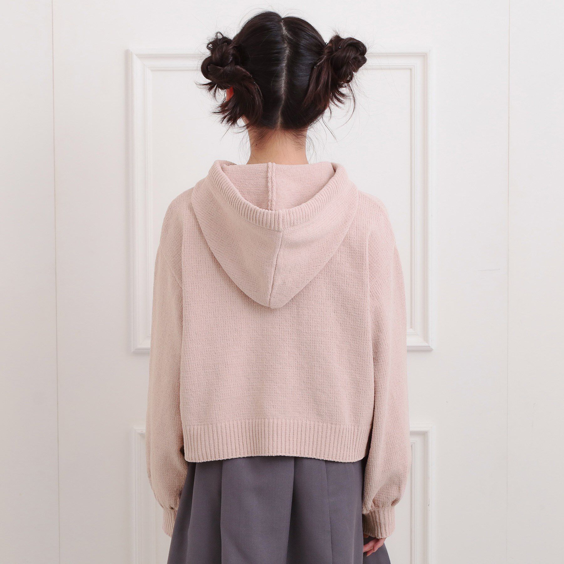 PINK-latte「モールニットケーブルカーディガン」|カーディガン|