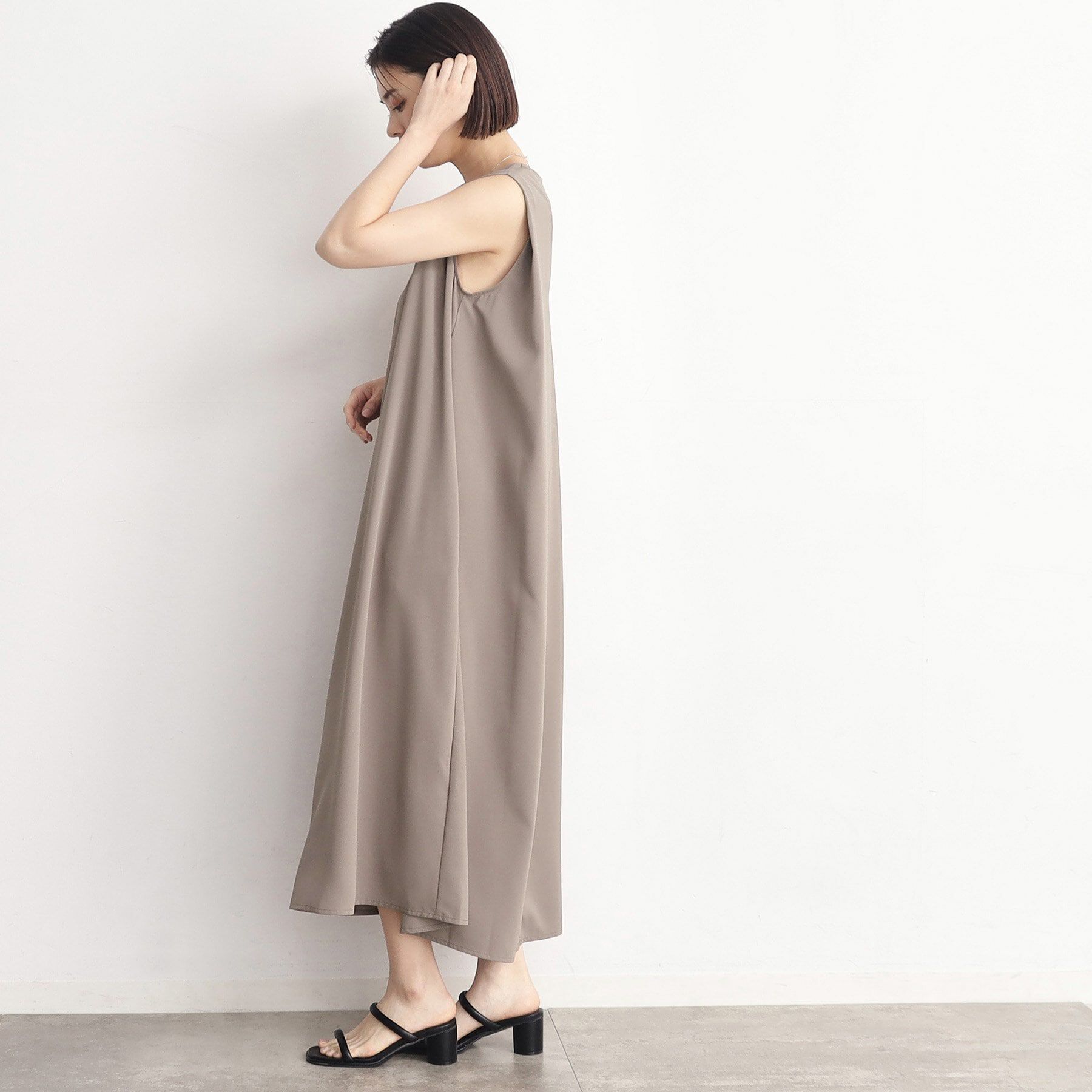 THE SHOP TK「【ラッシュガード／接触冷感／撥水／UVケア／洗える】MIZUGIWA_ノースリーブワンピース」|ワンピース|