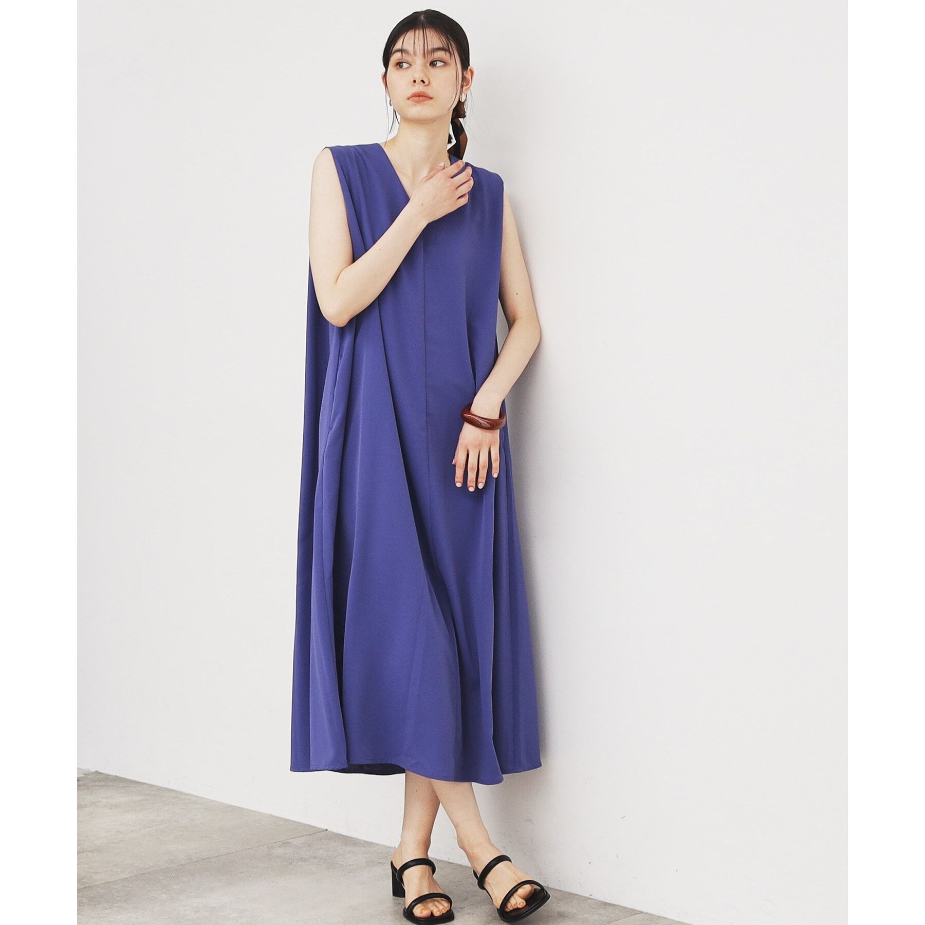 THE SHOP TK「【ラッシュガード／接触冷感／撥水／UVケア／洗える】MIZUGIWA_ノースリーブワンピース」|ワンピース|