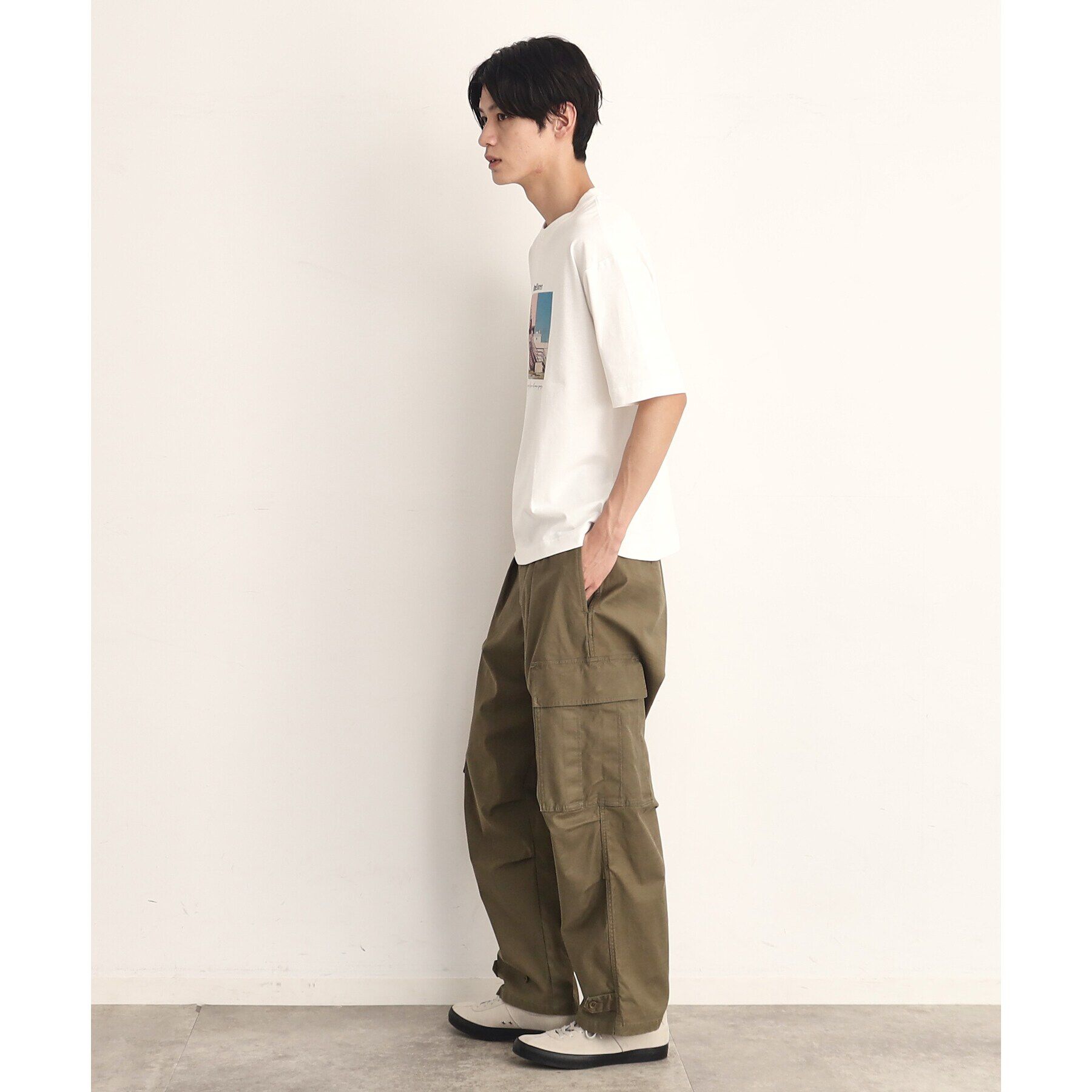 THE SHOP TK「オーガニックコットンFrenchフォトTシャツ」|Tシャツ・カットソー|