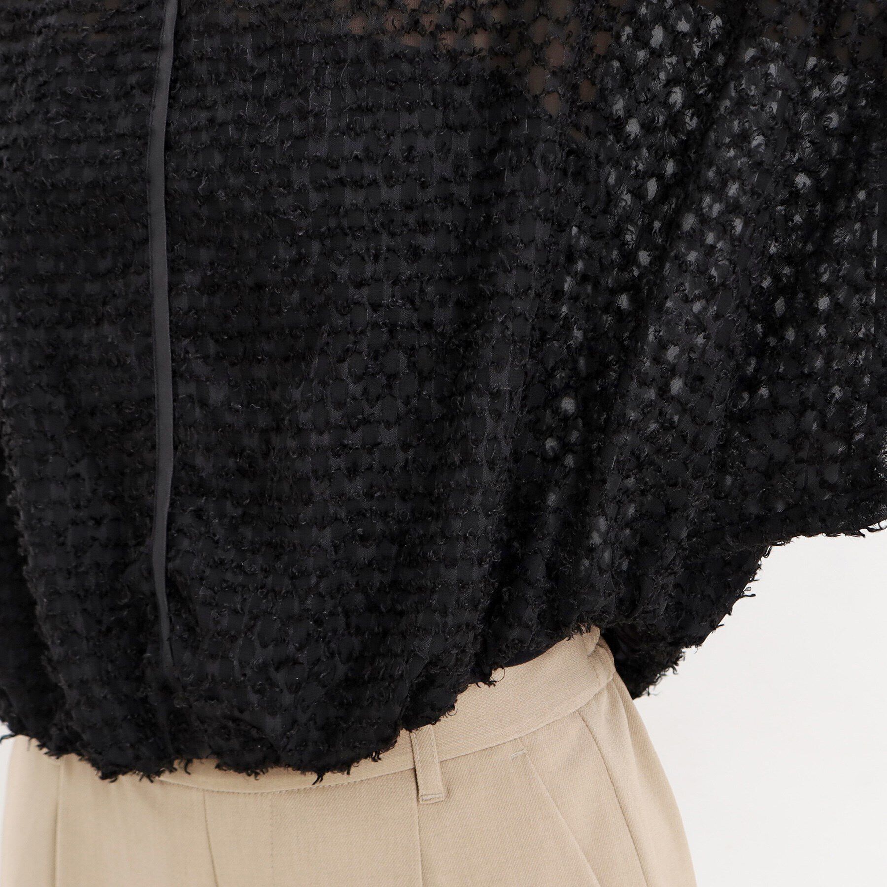 THE SHOP TK「ジャカードバルーンブラウス【洗える】」|シャツ・ブラウス|