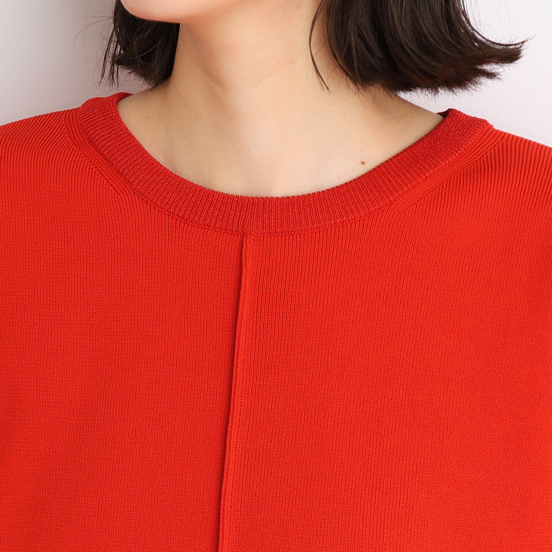 THE SHOP TK「袖ボリューム&times;ラメリブ配色ニット【洗える】」|ニット・セーター|