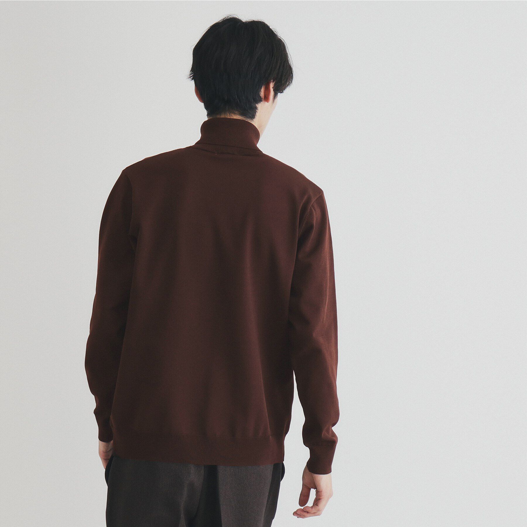 THE SHOP TK「ライトポリタートルニット」|ニット・セーター|