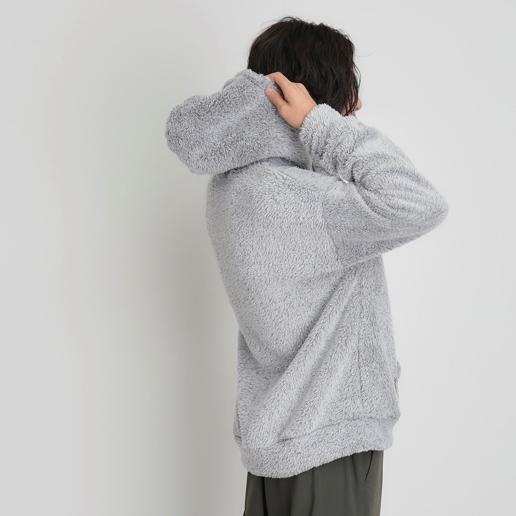 THE SHOP TK「ボアフリースプルオーバーパーカー」|パーカー|