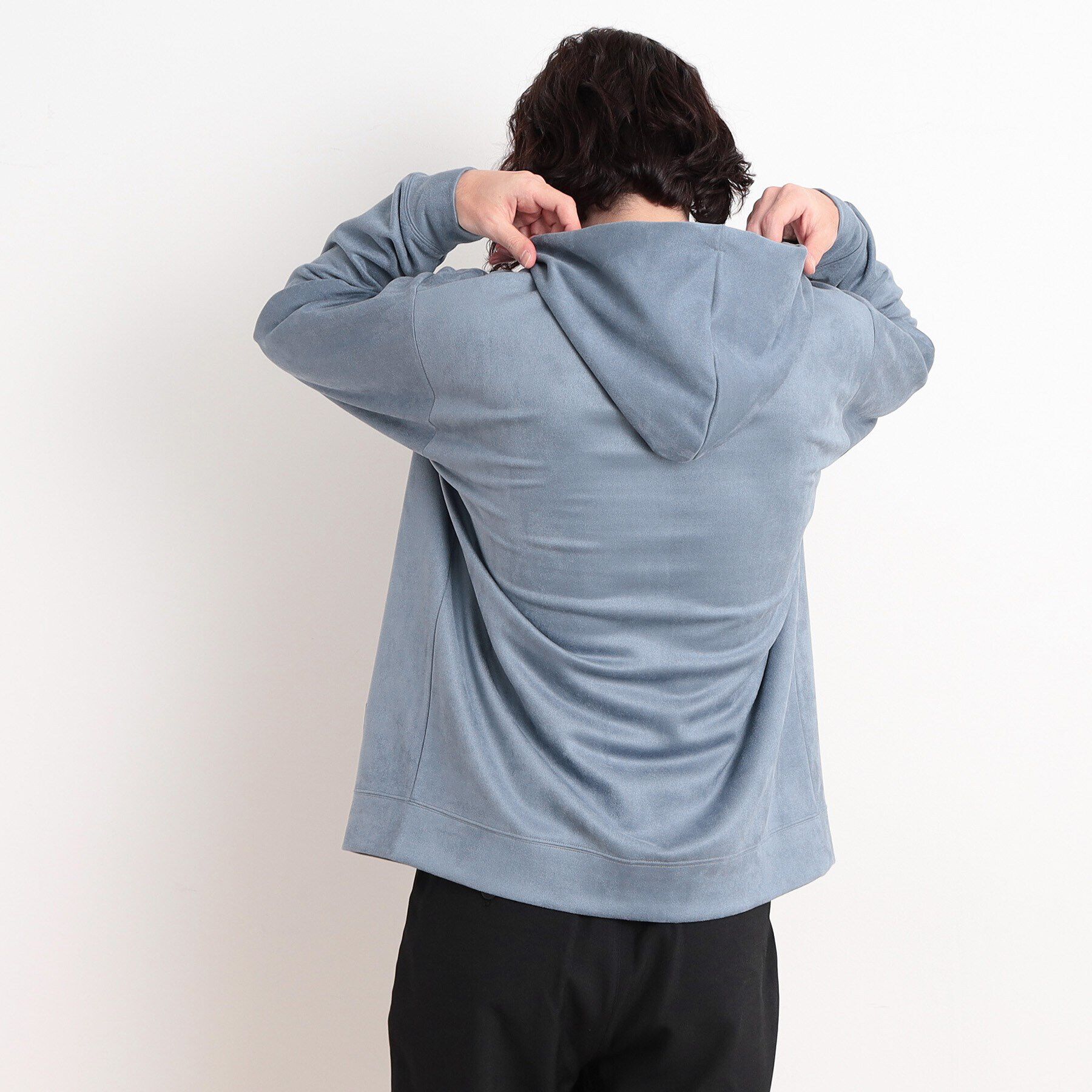 THE SHOP TK「スウェードタッチダンボールジップパーカ」|パーカー|