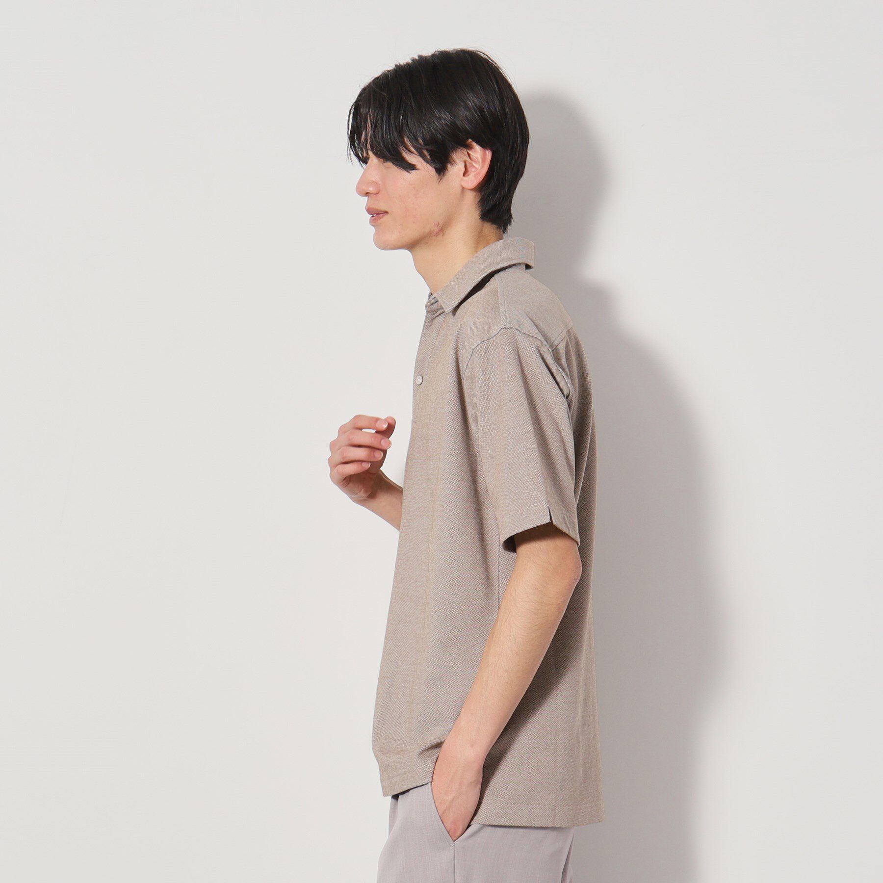 THE SHOP TK「シャンブレーカノコスキッパーポロシャツ」|ポロシャツ|