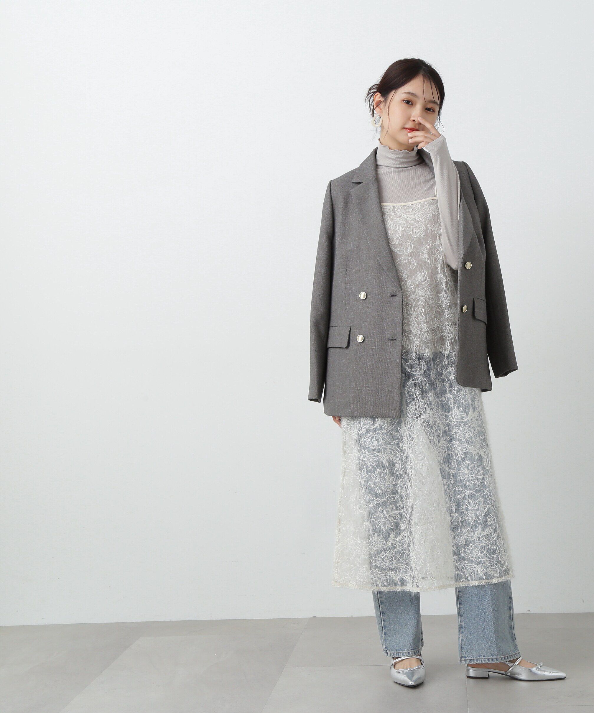  「スパンコールシアーキャミワンピース」|ワンピース|