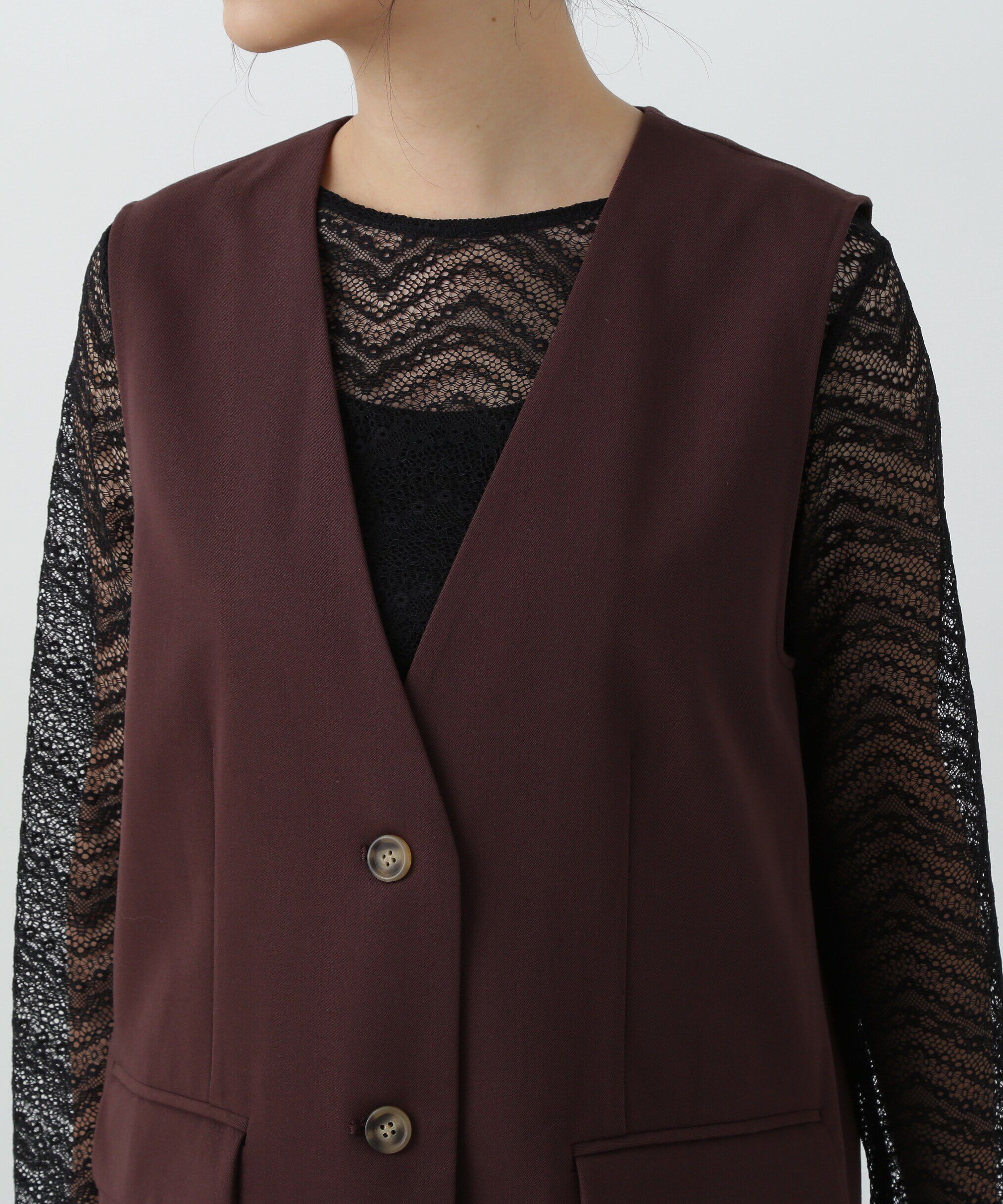  「Vネックジレ」|ブルゾン・スタジャン|