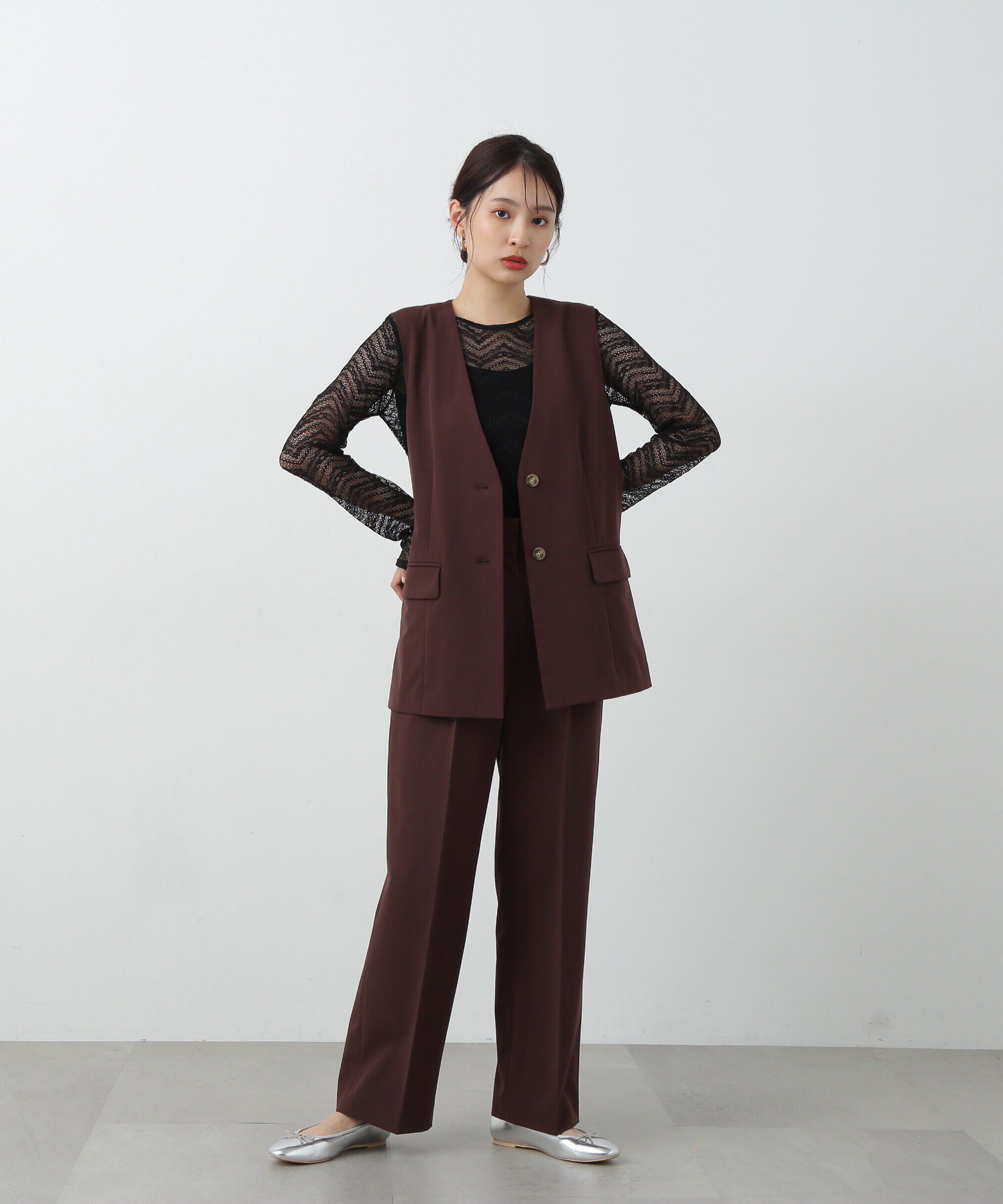  「Vネックジレ」|ブルゾン・スタジャン|