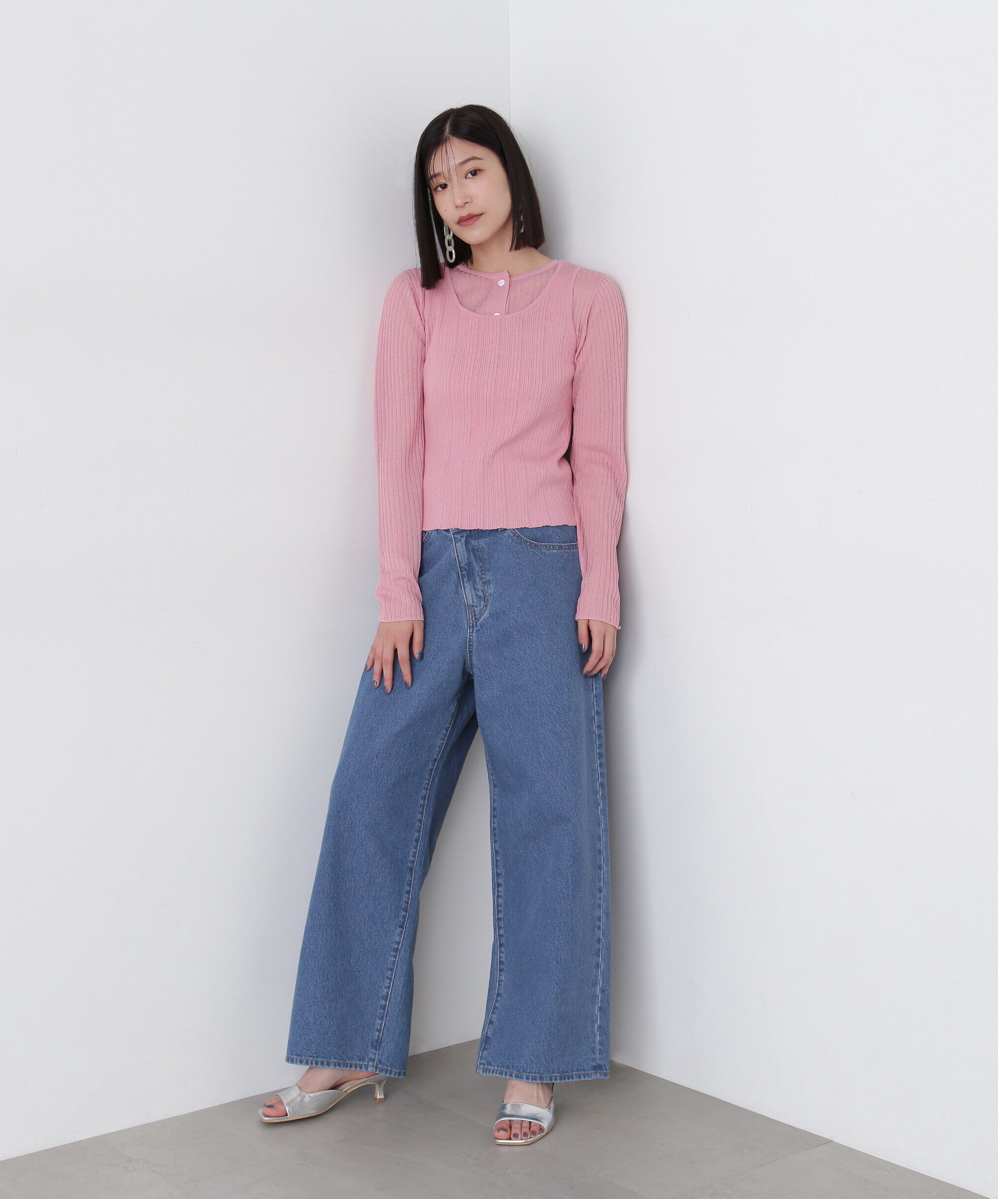  「レイヤードタンクニットセット」|ニット・セーター|