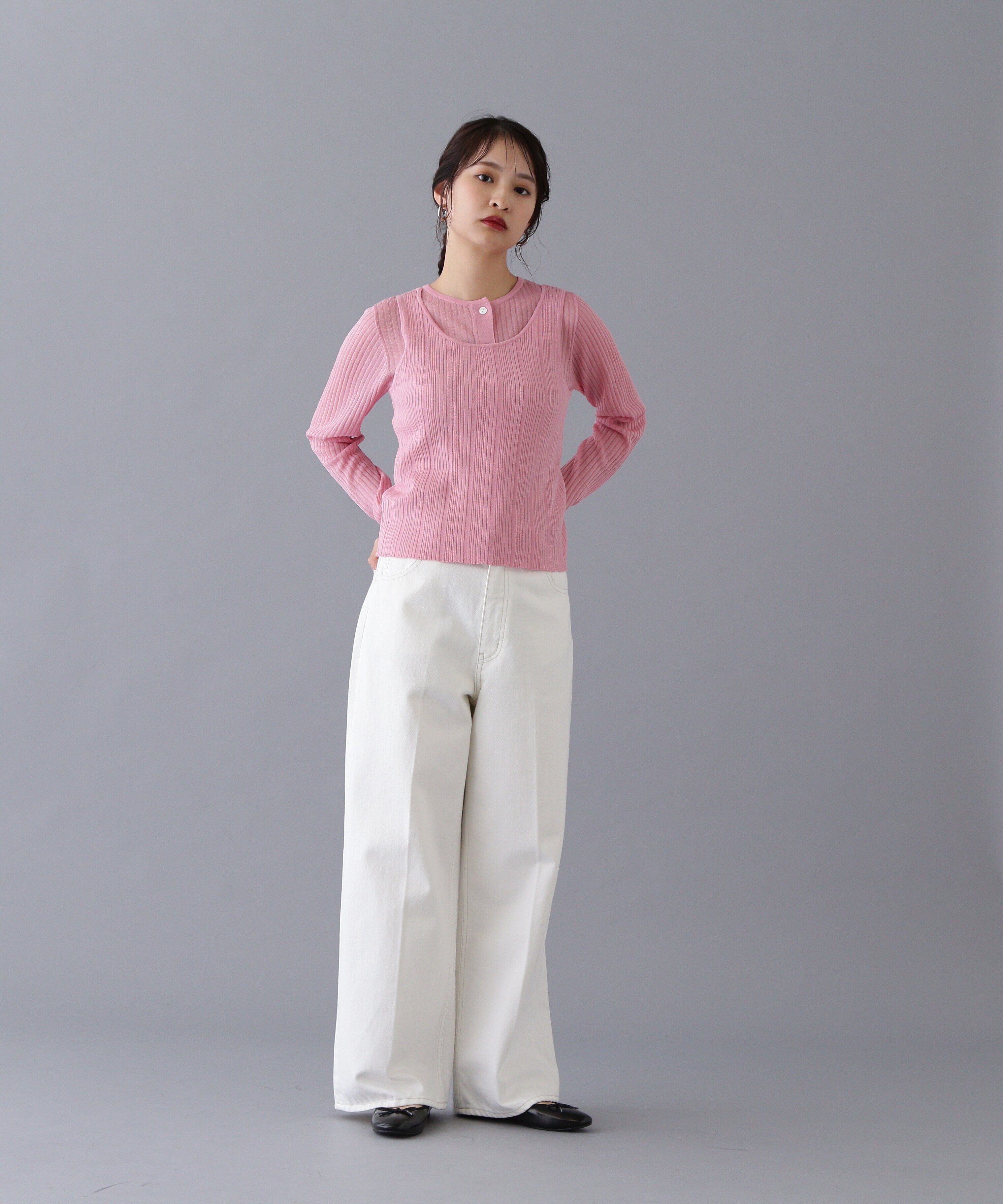  「レイヤードタンクニットセット」|ニット・セーター|