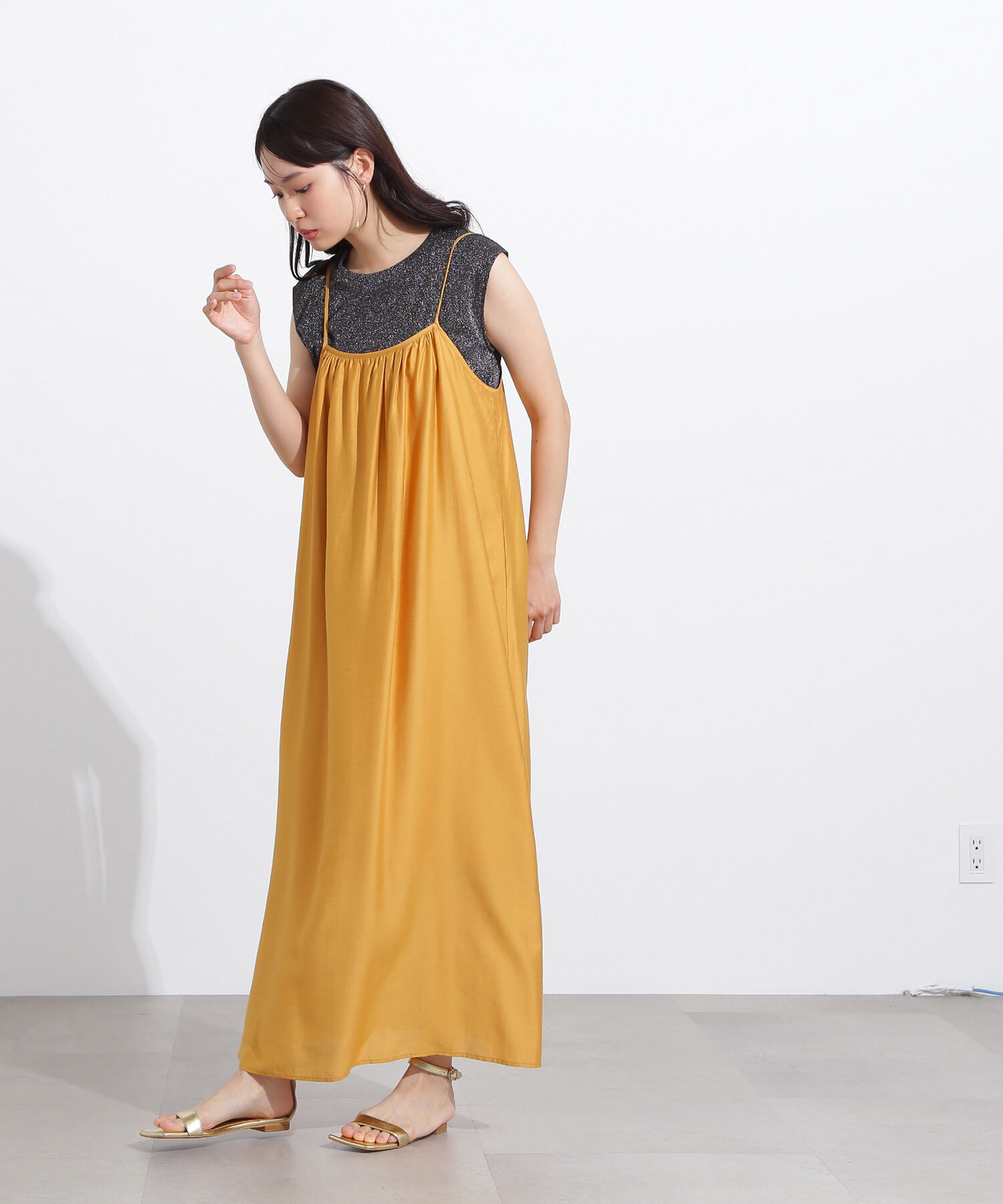  「フレンチスリーブラメカットソー」|Tシャツ・カットソー|