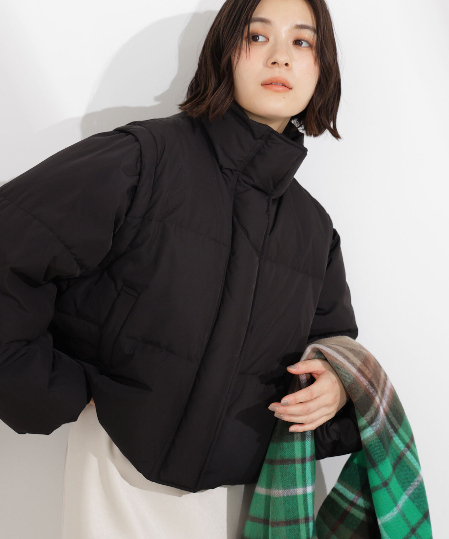  「2wayショートダウン」|ブルゾン・スタジャン|