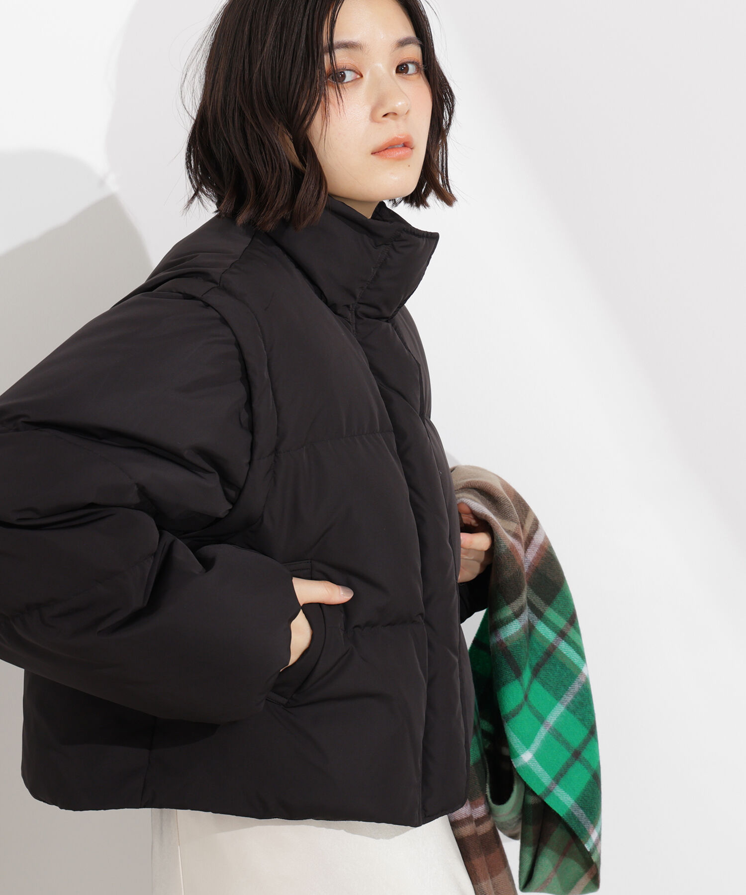  「2wayショートダウン」|ブルゾン・スタジャン|