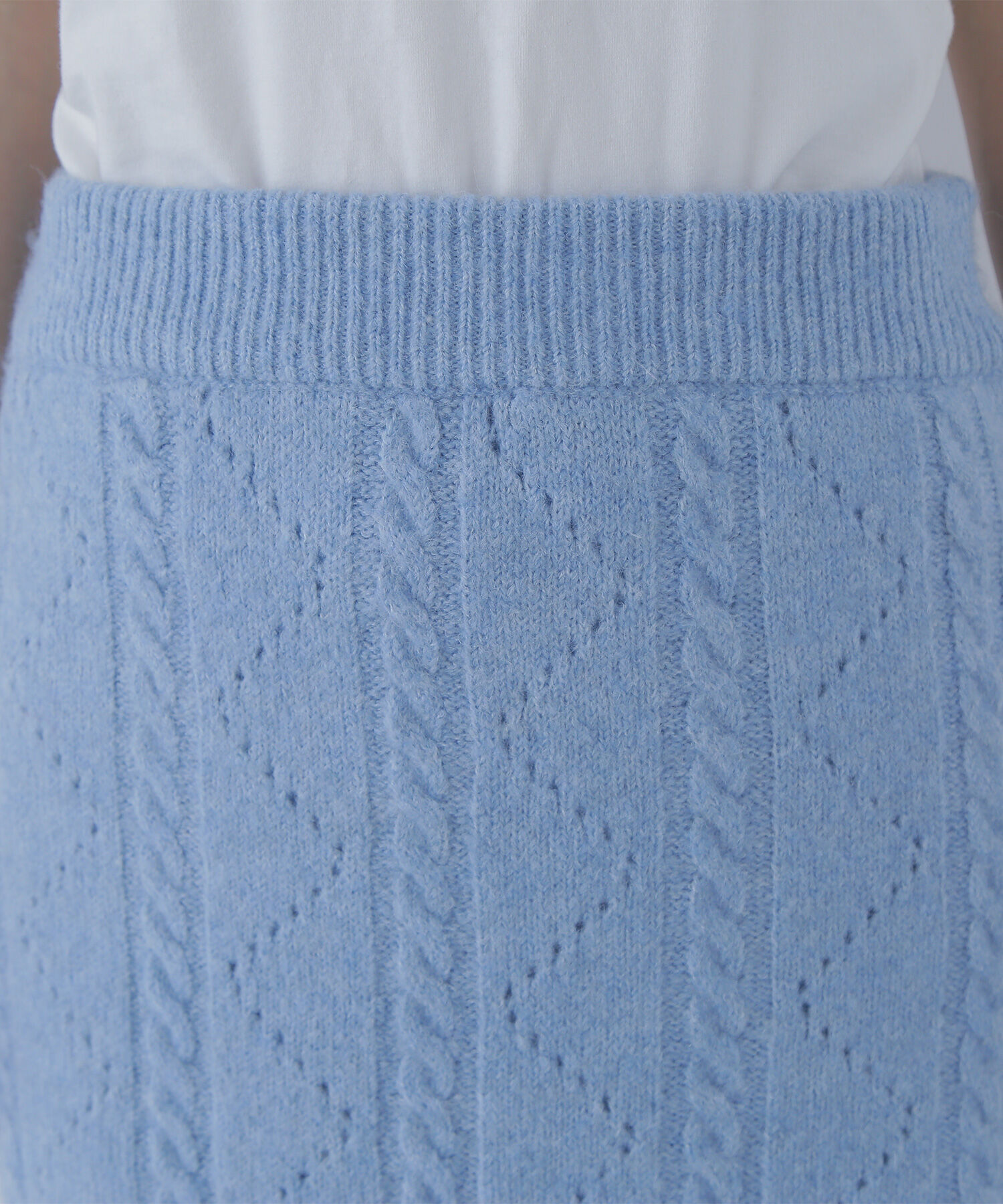  「ペプラムケーブルニットセットアップ」|ワンピース|