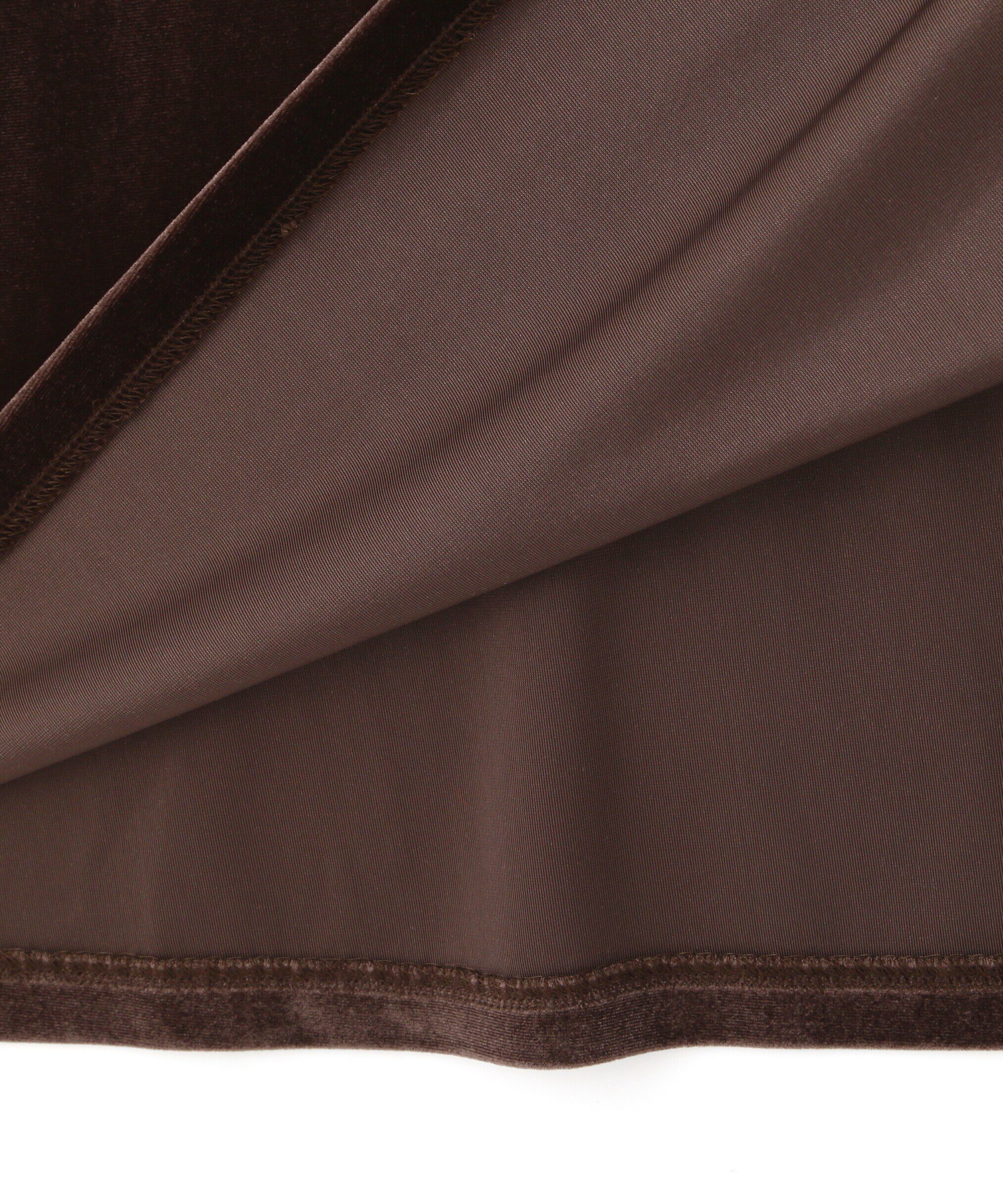  「ナローベロアVネックキャミワンピース」|ワンピース|